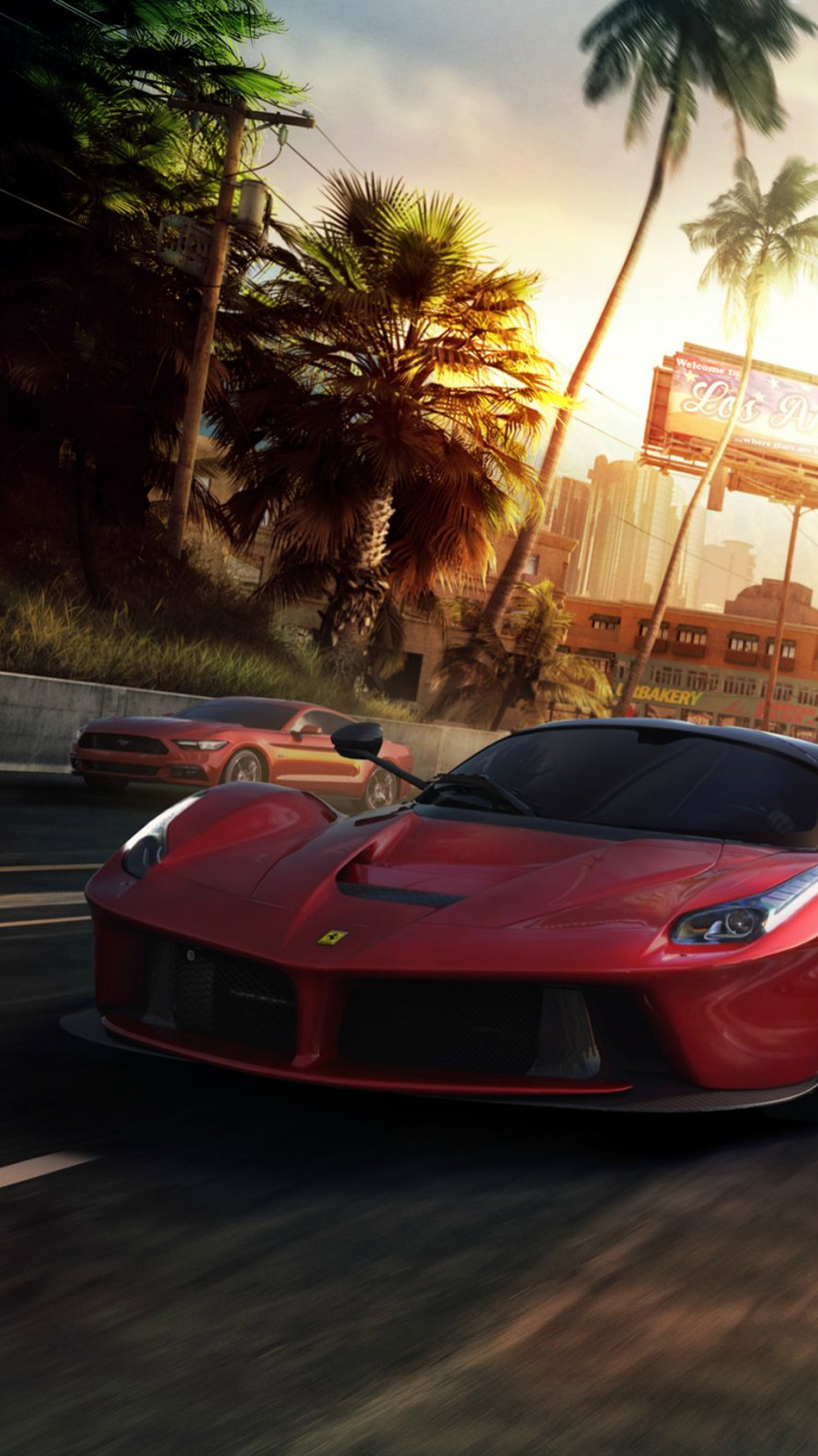 The Crew 2, Racing Video Game, Ubisoft, Xbox One, Car. Wallpaper in 750x1334 Resolution