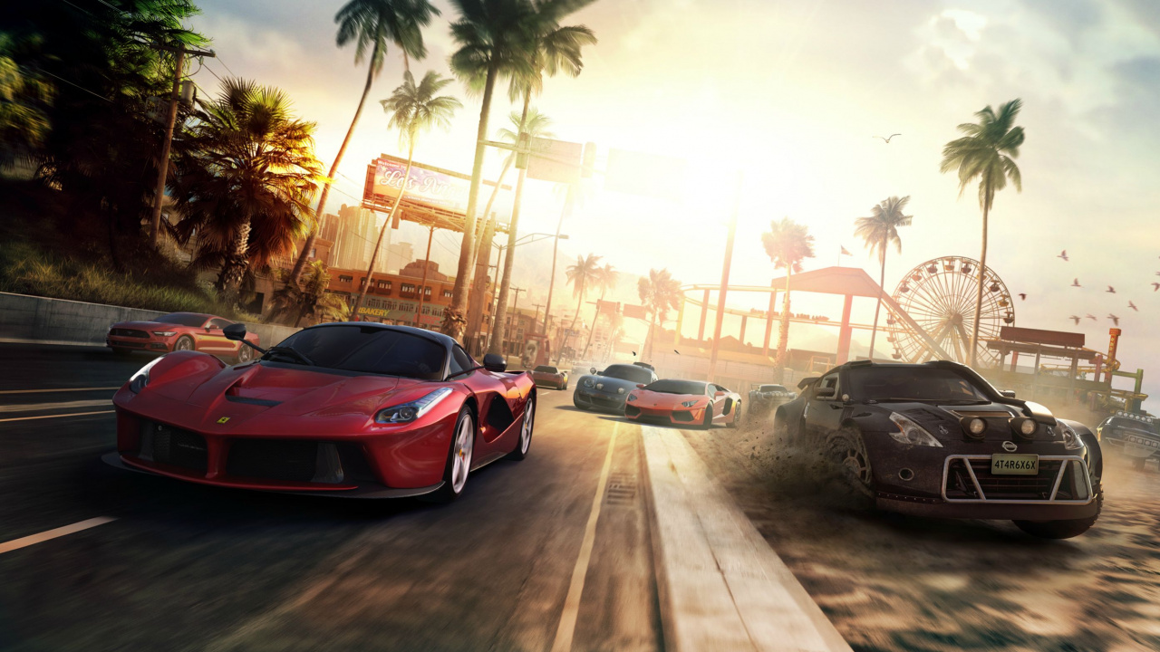 Die Crew 2, Racing Video Game, Ubisoft, Xbox One, Auto. Wallpaper in 1280x720 Resolution