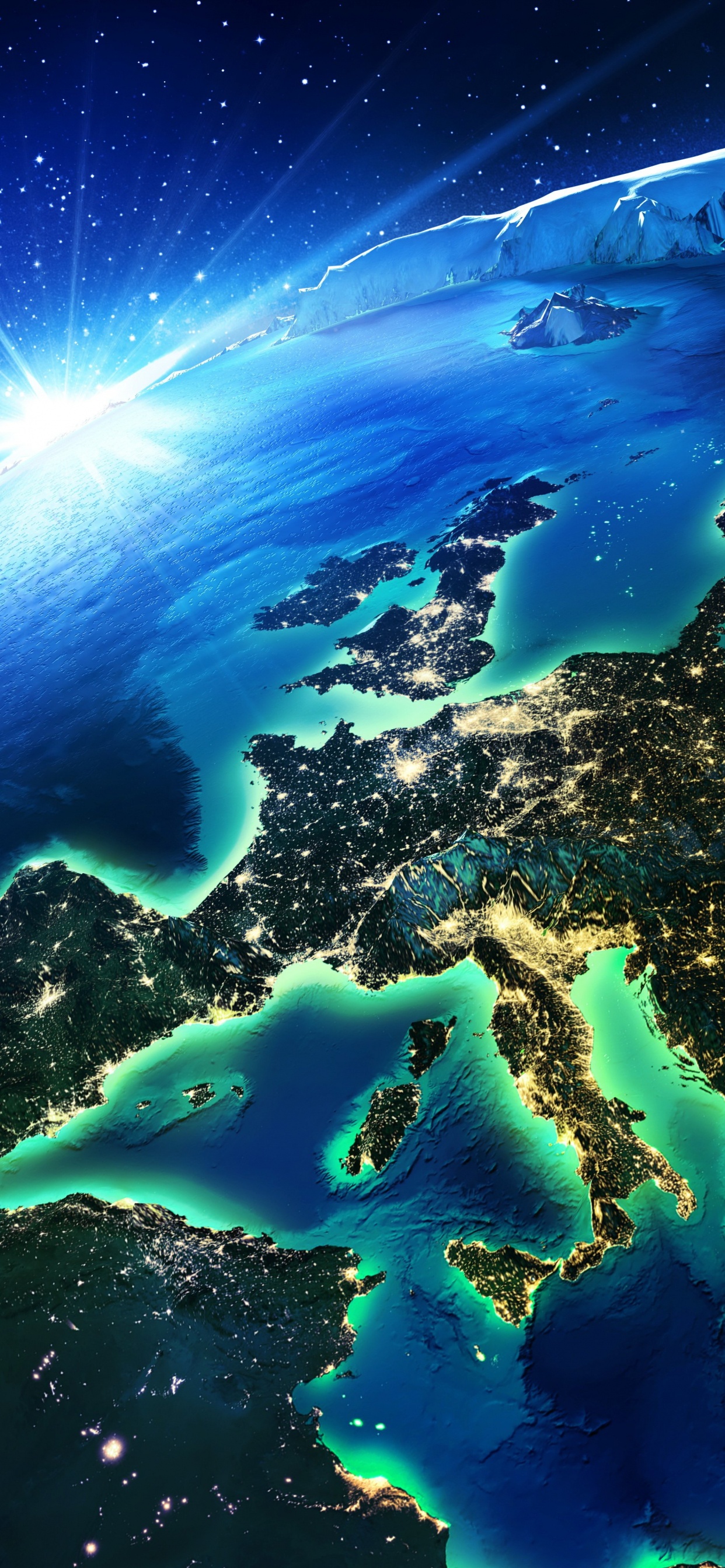 Earth, Atmosphere, World, Water, Space. Wallpaper in 1242x2688 Resolution