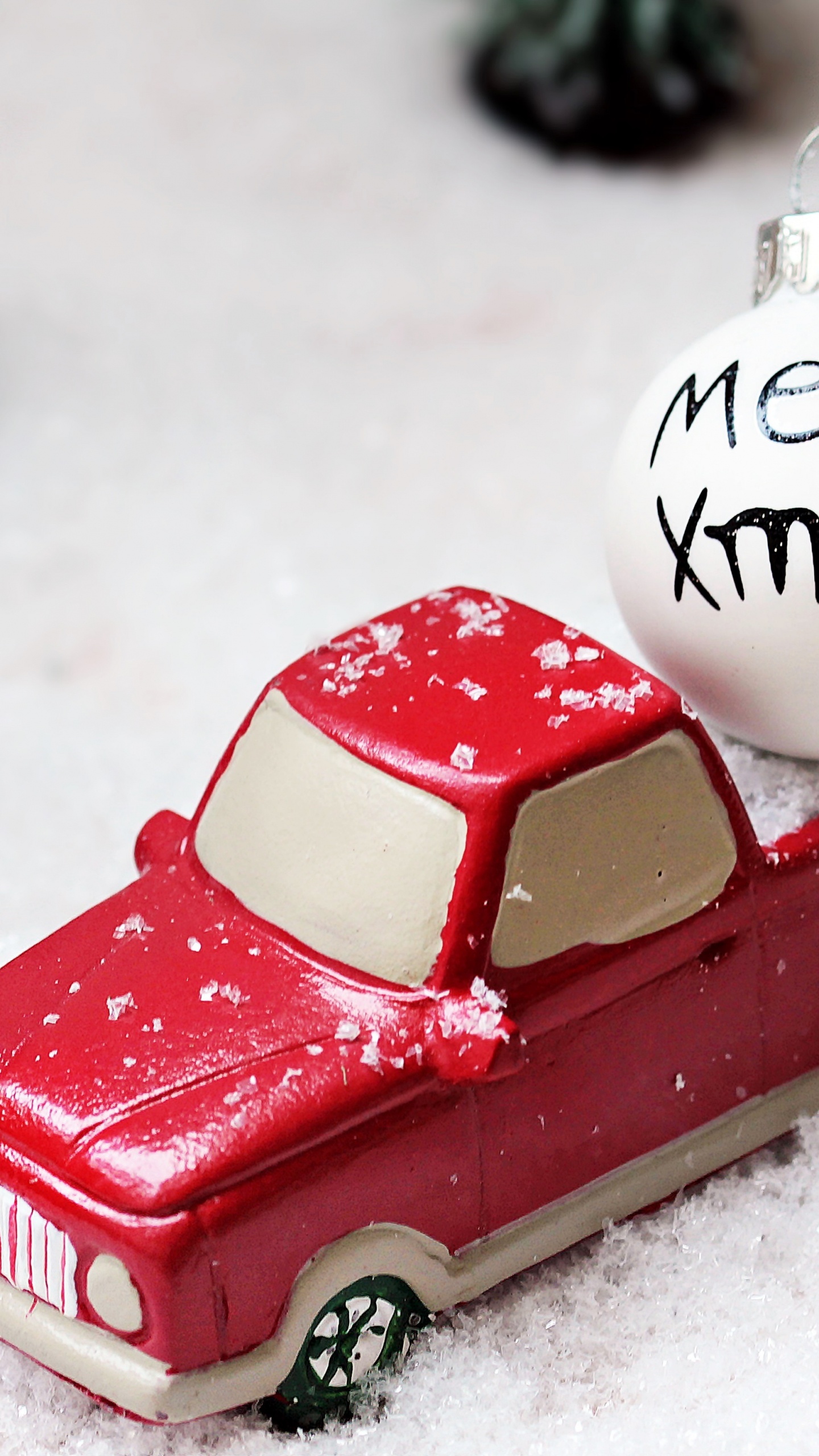 Auto, Weihnachten, Christmas Ornament, Weihnachtsbaum, Winter. Wallpaper in 1440x2560 Resolution