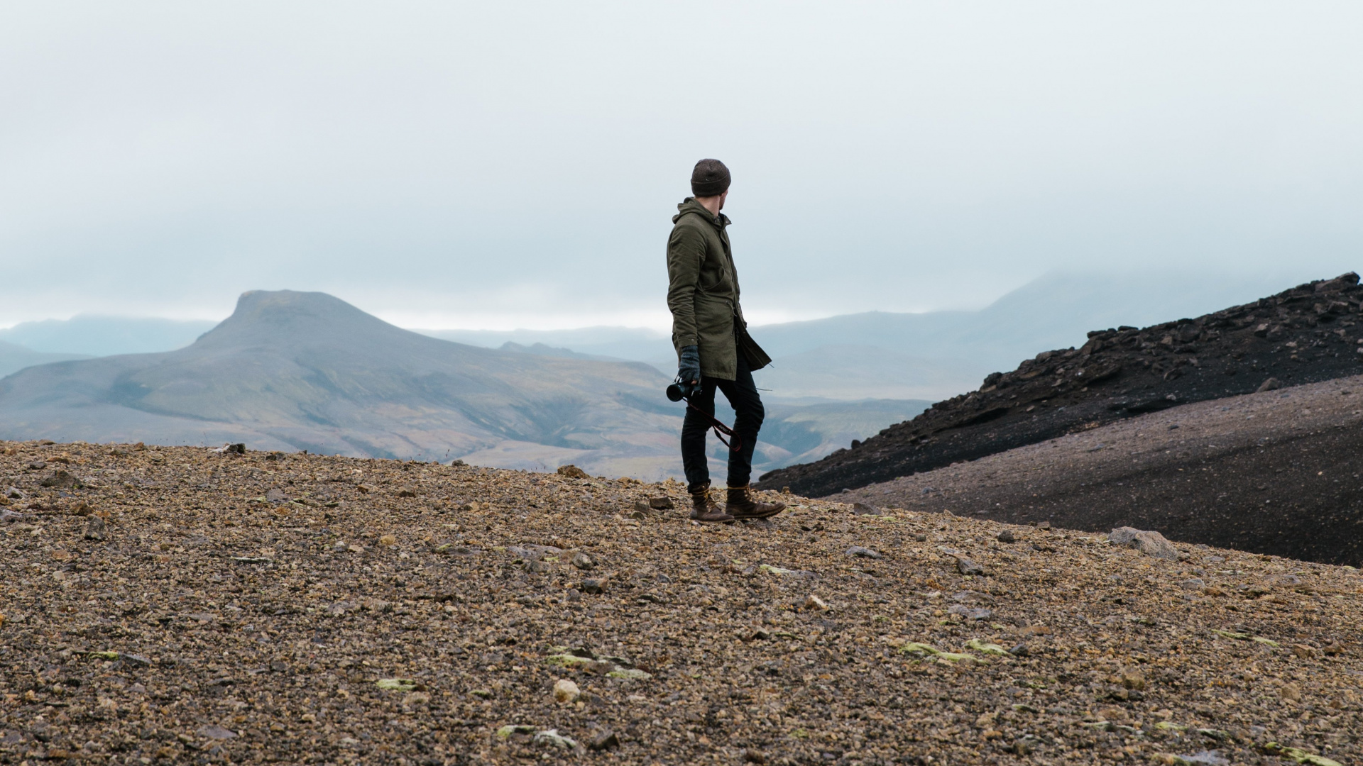 高地, 多山的地貌, 山脉, 地平线, 斜坡 壁纸 1920x1080 允许