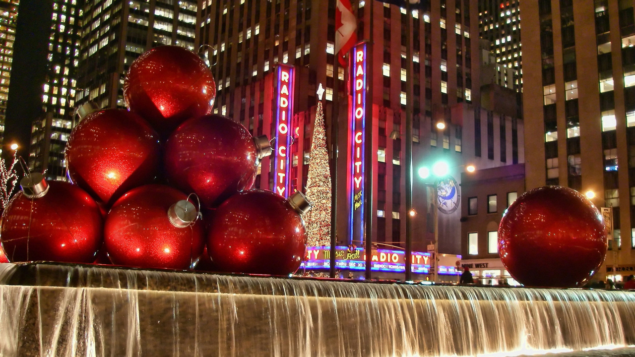 Radio City Music Hall, Radio City Christmas Spectacular, Christmas Day, Christmas Music, Amazon Music. Wallpaper in 1280x720 Resolution