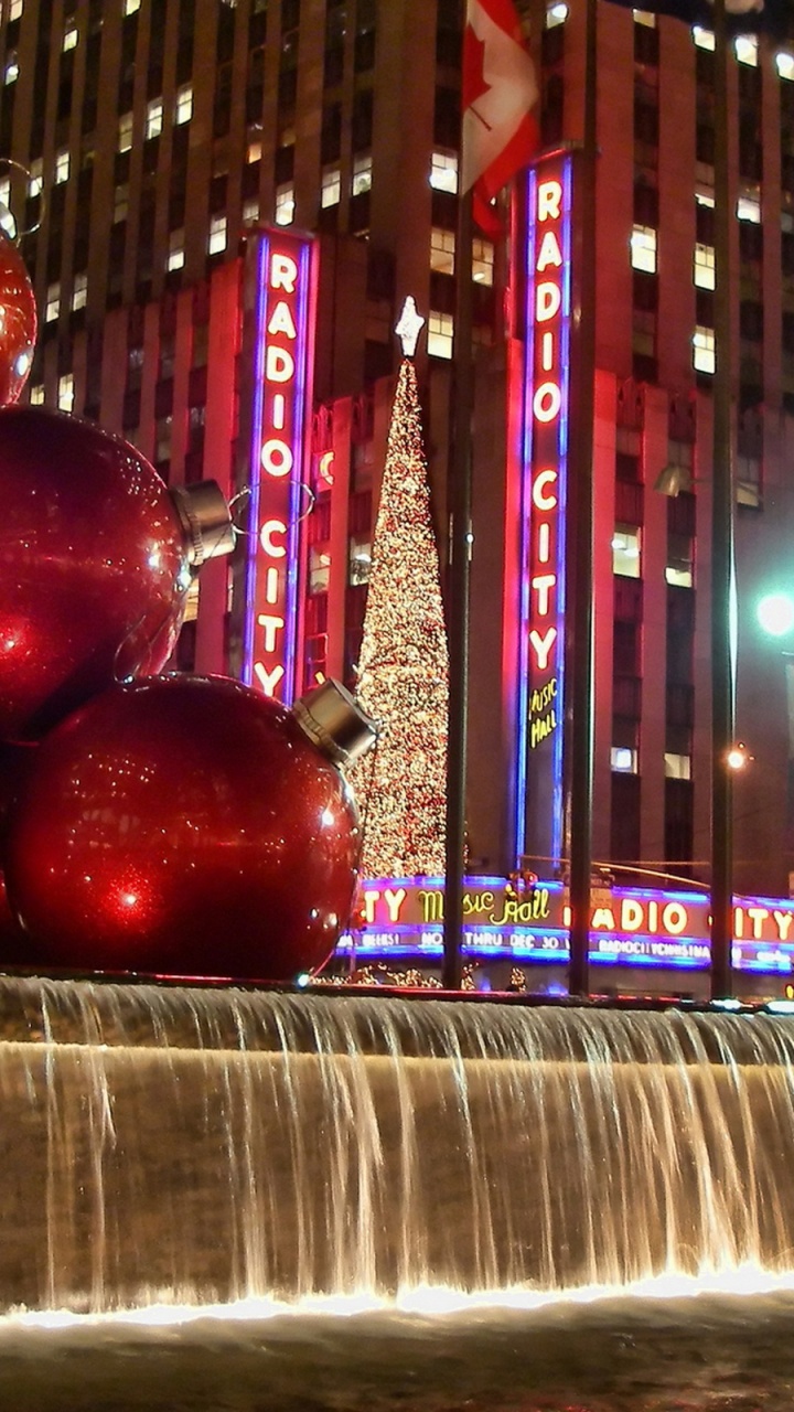 Radio City Music Hall, Radio City Christmas Spectacular, Christmas Day, Christmas Music, Amazon Music. Wallpaper in 720x1280 Resolution