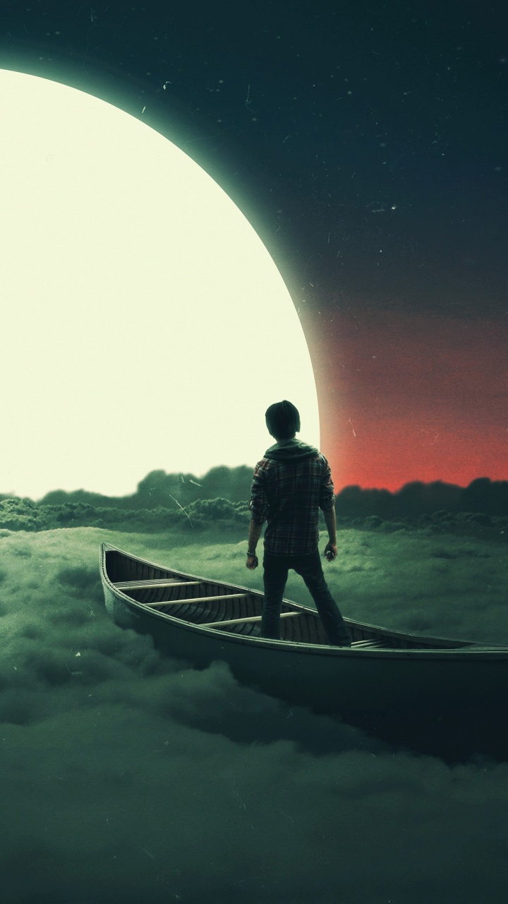 Ambiente, Barco, la Luz Del Sol, Objeto Astronómico, La Gente en la Naturaleza. Wallpaper in 720x1280 Resolution