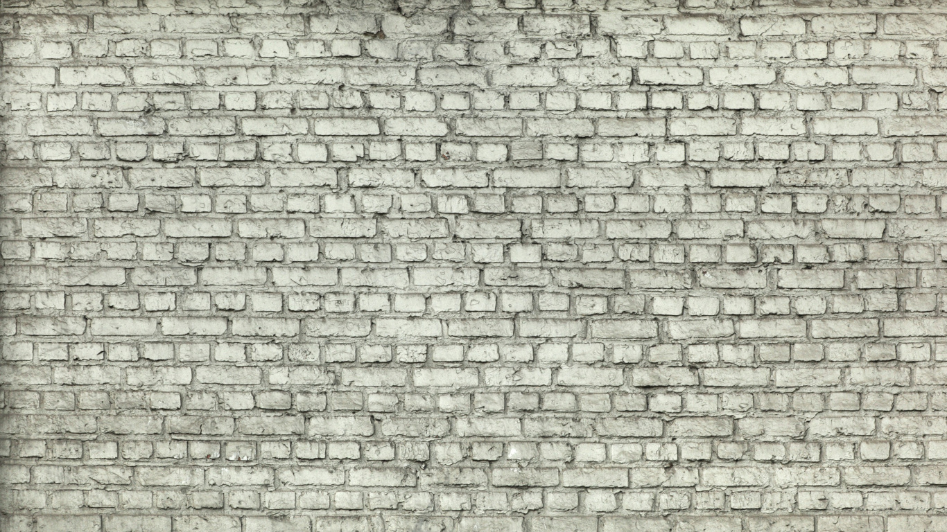 Mur de Briques Marron et Blanc. Wallpaper in 1366x768 Resolution