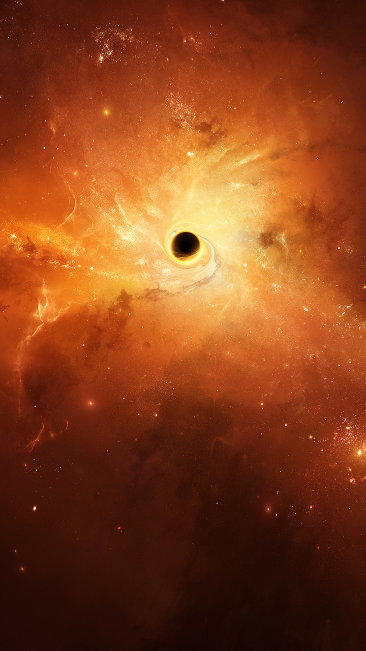 Black hole around planets Wallpaper ID9368