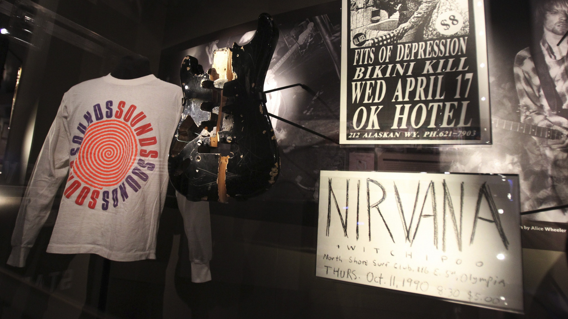 Nirwana, Grunge, Punkrock, Museum, Kunstausstellung. Wallpaper in 1920x1080 Resolution