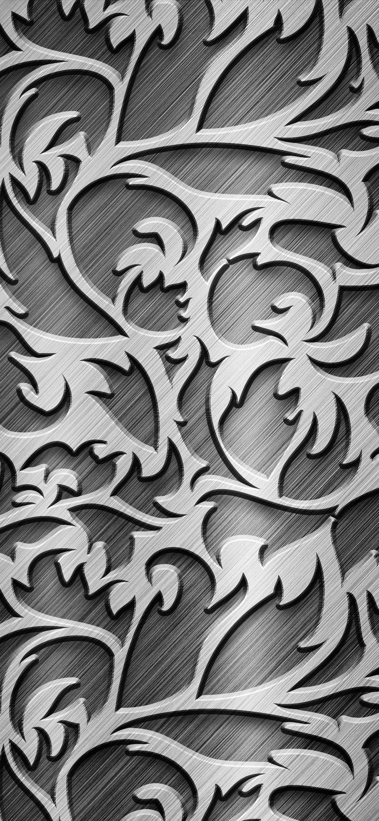 Schwarz-weißes Zebramuster. Wallpaper in 1242x2688 Resolution