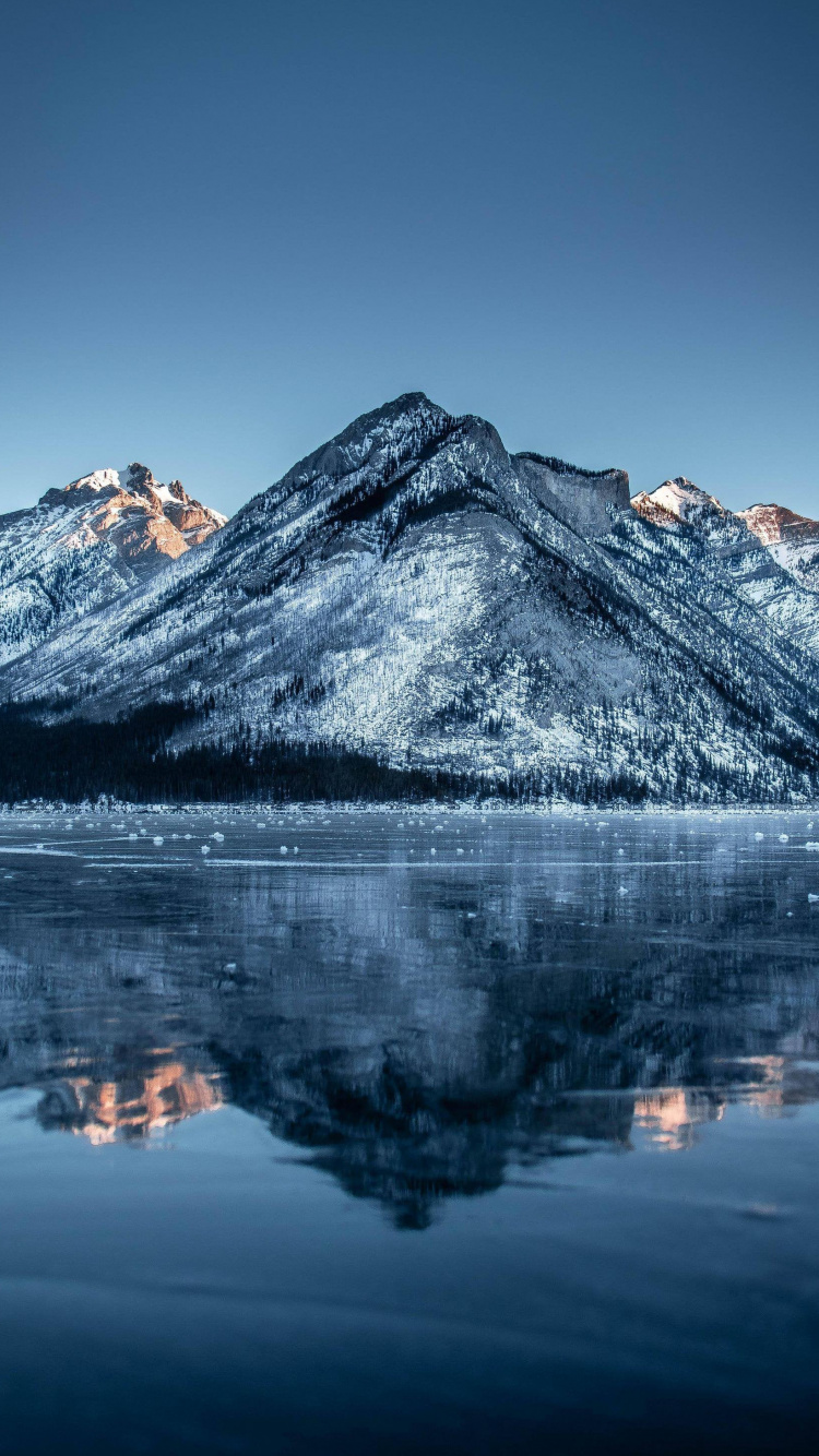 Reflection, Water, Water Resources, Mountain, Natural Landscape. Wallpaper in 750x1334 Resolution