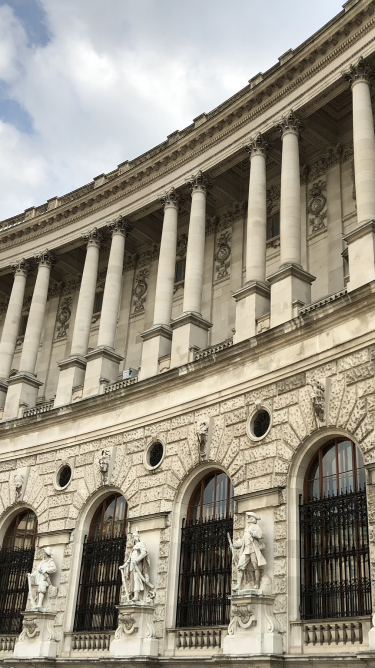Hofburg Imperial Palace, The Hofburg, Austrian National Library, Tourist Attraction, Architecture. Wallpaper in 750x1334 Resolution