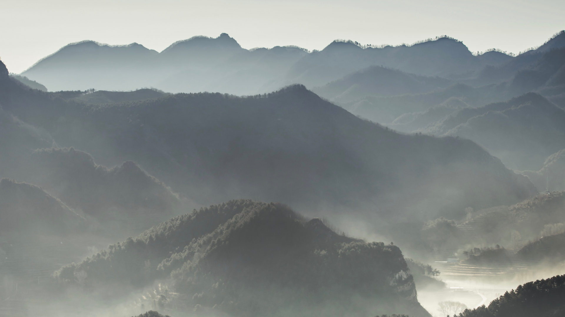 Mountain Range, Mountain, Alps, Highland, Mountainous Landforms. Wallpaper in 1920x1080 Resolution