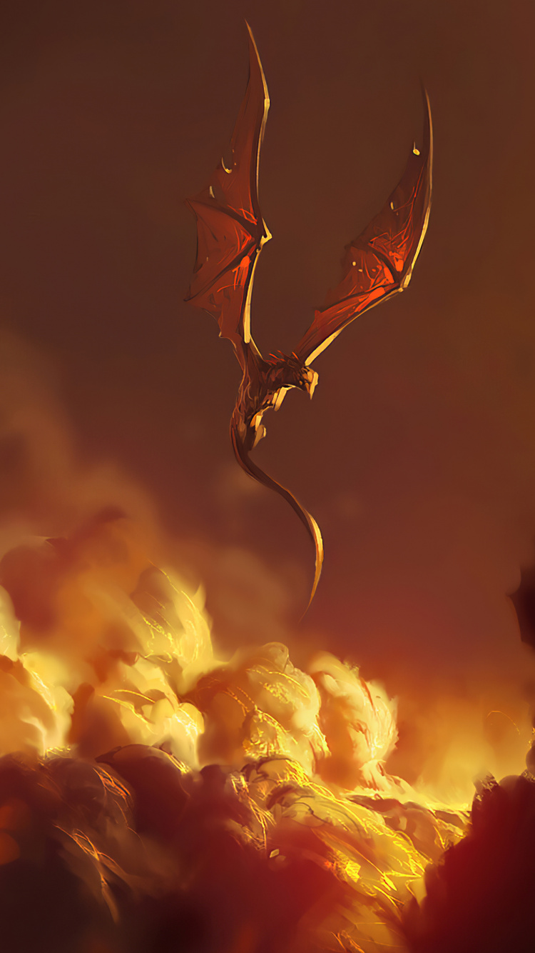 Orange and Black Clouds During Sunset. Wallpaper in 750x1334 Resolution