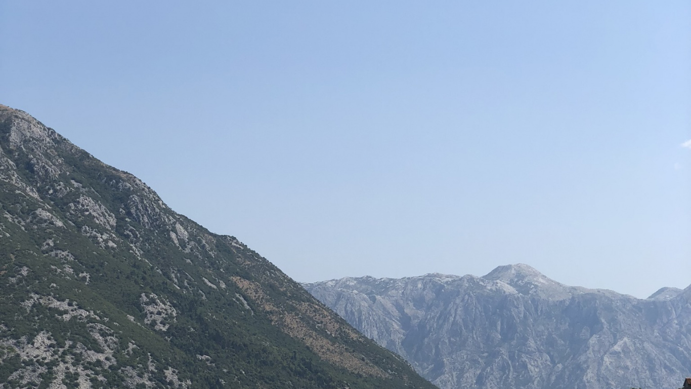 Mountainous Landforms, Mountain Range, Highland, Hill, Watercraft. Wallpaper in 1366x768 Resolution