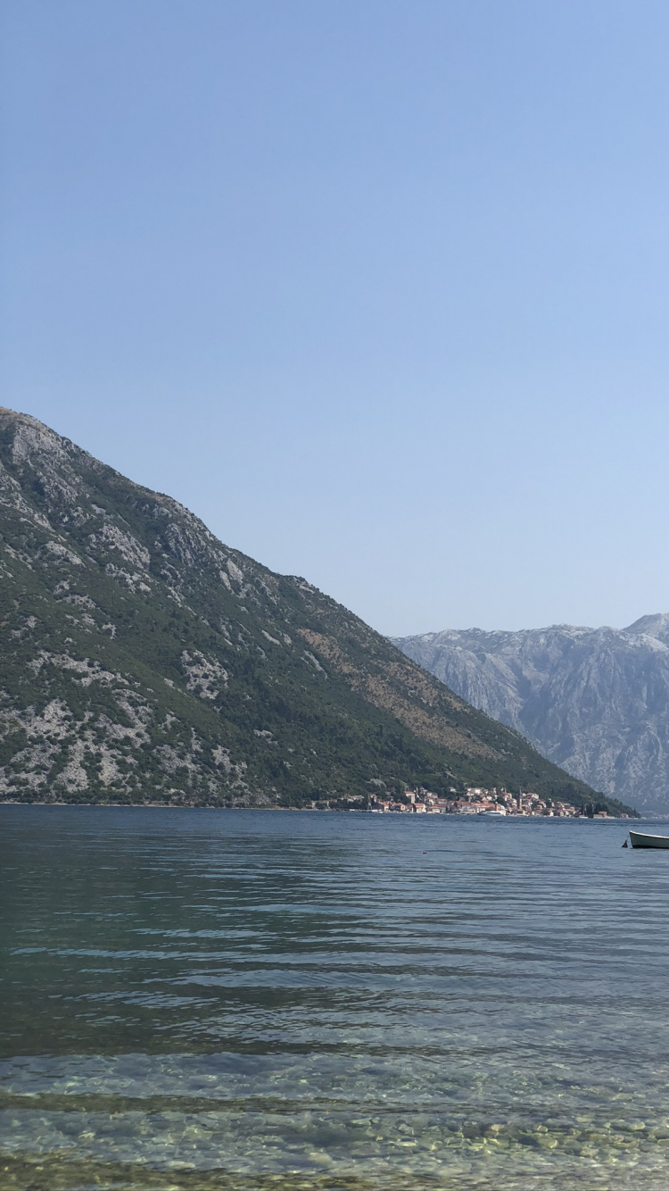 Mountainous Landforms, Mountain Range, Highland, Hill, Watercraft. Wallpaper in 750x1334 Resolution