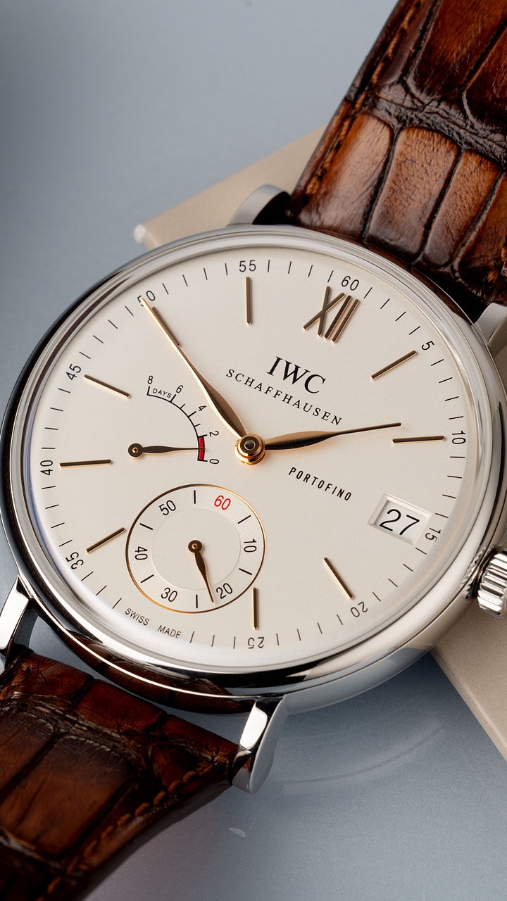 Watch, IWC Portofino Chronograph, International Watch Company, Jewellery, Fashion Accessory. Wallpaper in 720x1280 Resolution
