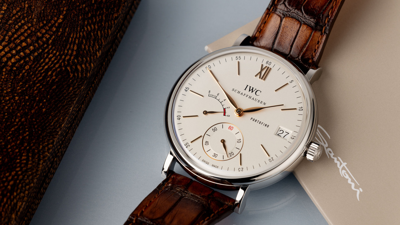 IWC Portofino Chronograph, International Watch Company, Schmuckstück, Mode-Accessoire, Chronograph. Wallpaper in 1366x768 Resolution