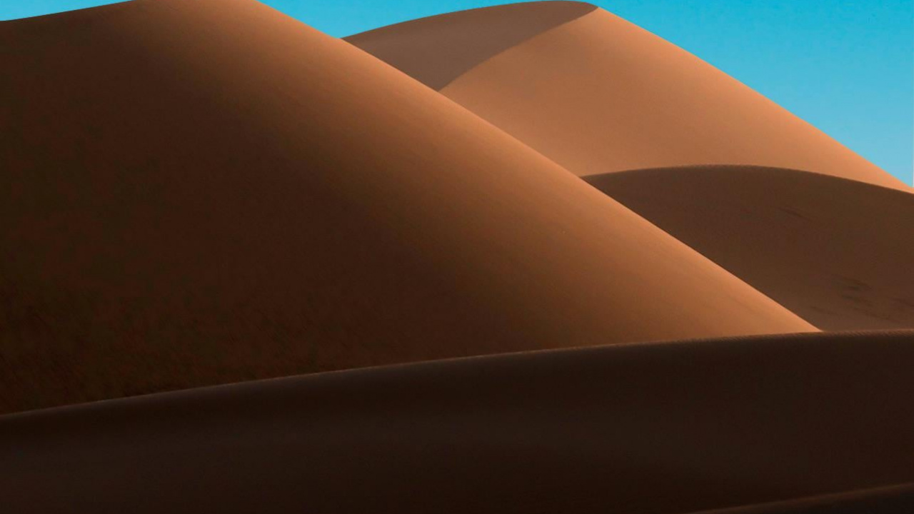 Macaron, Dune, Brown, Cloud, Moon. Wallpaper in 1280x720 Resolution