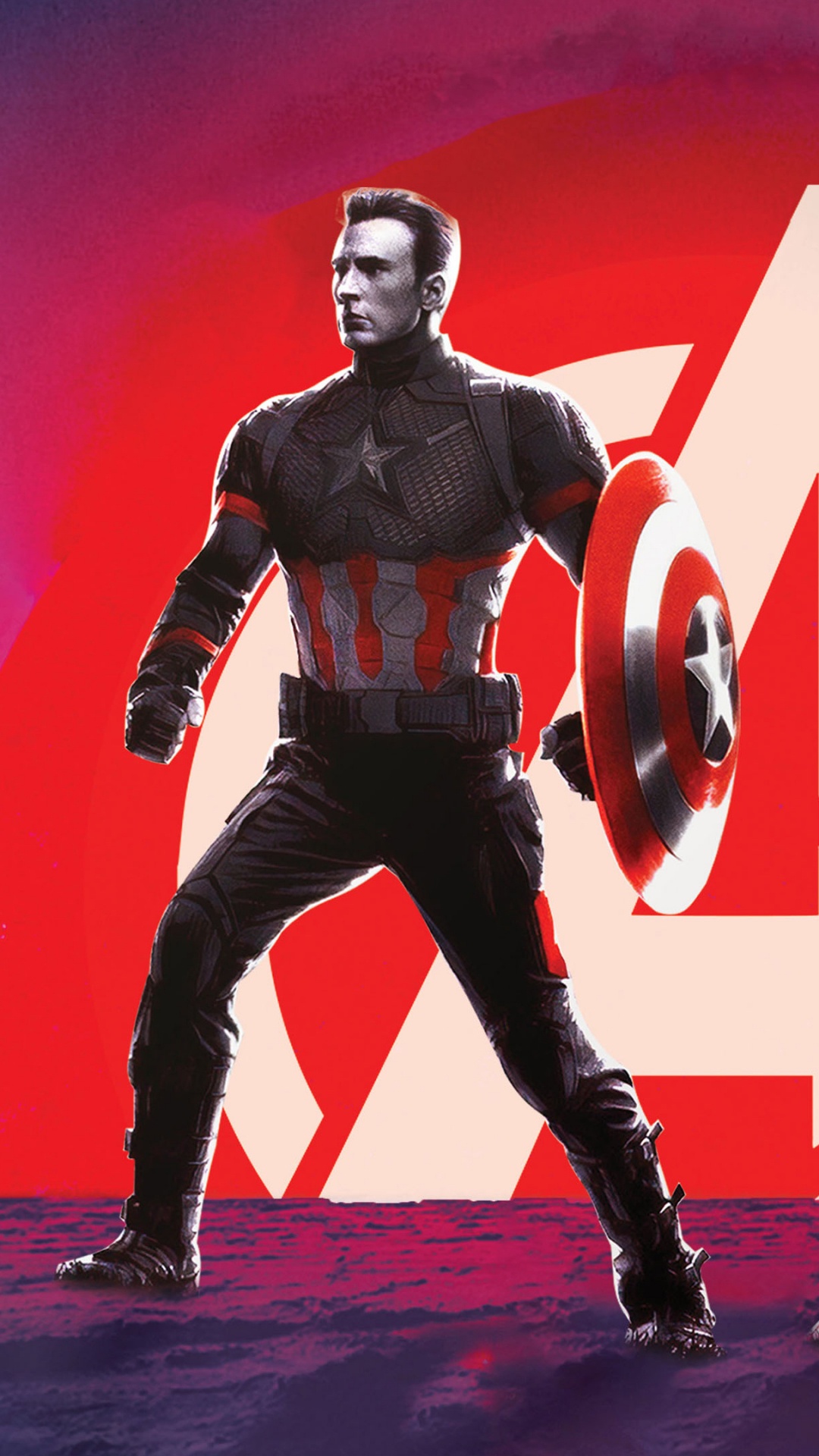 Mann im Rot-schwarzen Anzug Mit Schwarzem, Rundem Handfächer. Wallpaper in 1080x1920 Resolution