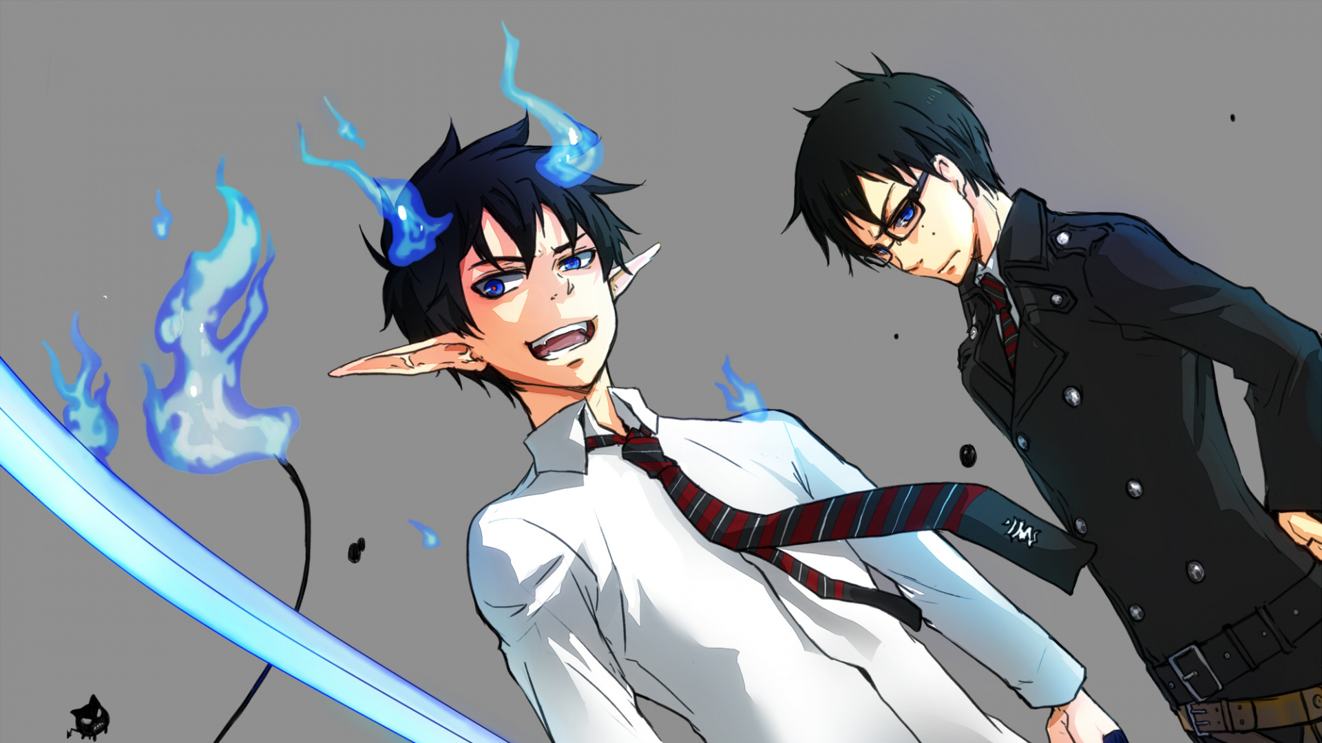 Personnage D'anime Masculin Aux Cheveux Noirs. Wallpaper in 1920x1080 Resolution