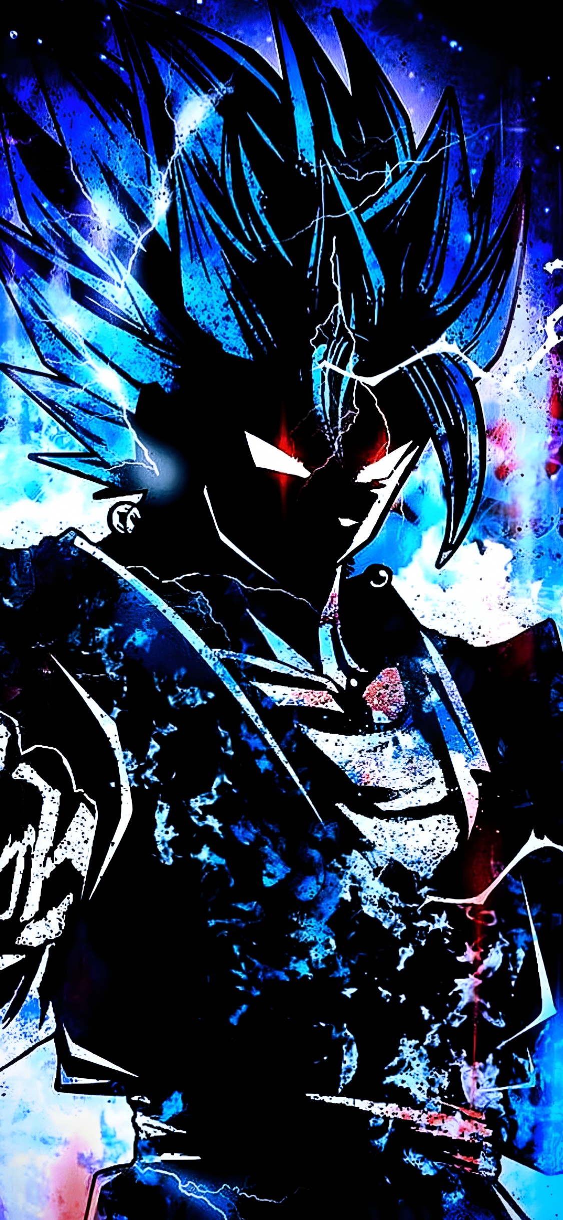 Anime, Goku Ultra Instinct, Goku, Zamasu, Gogeta. Wallpaper in 1125x2436 Resolution