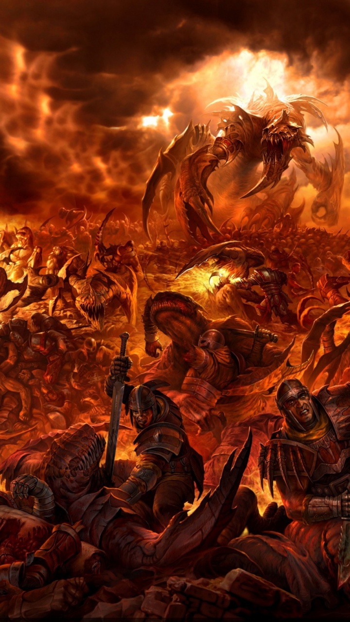 Multitud, Festival, Infierno, Guerra, Cielo. Wallpaper in 720x1280 Resolution