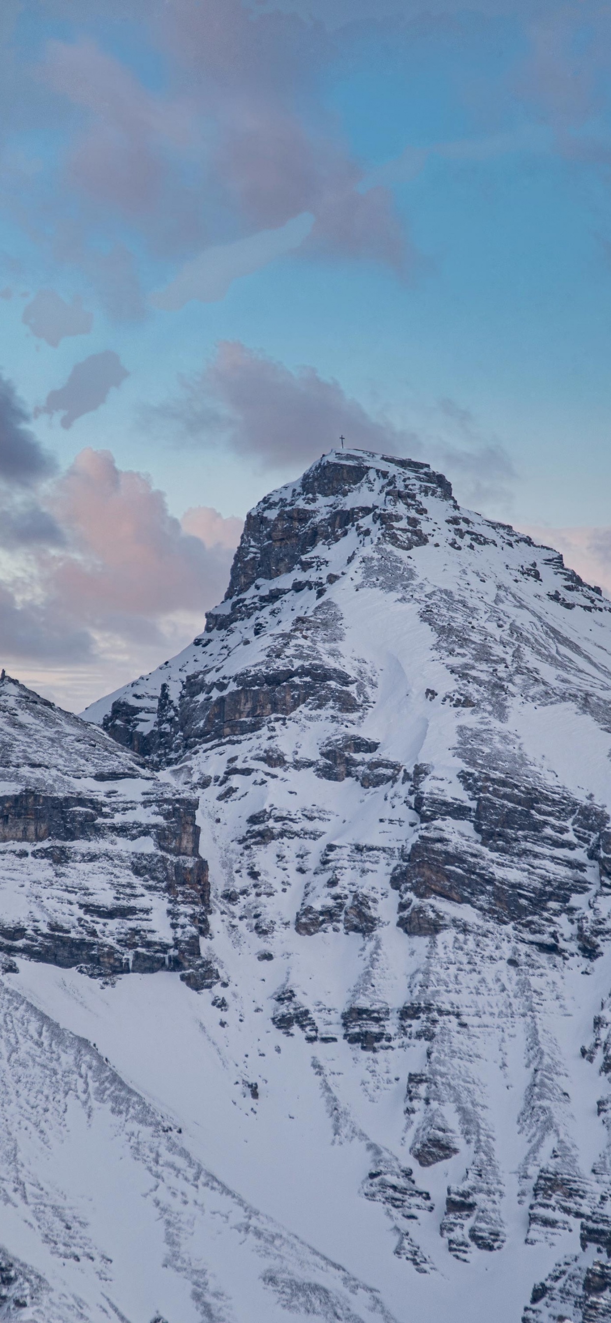 Mountain, Mountain Range, Alps, Summit, Mountainous Landforms. Wallpaper in 1242x2688 Resolution