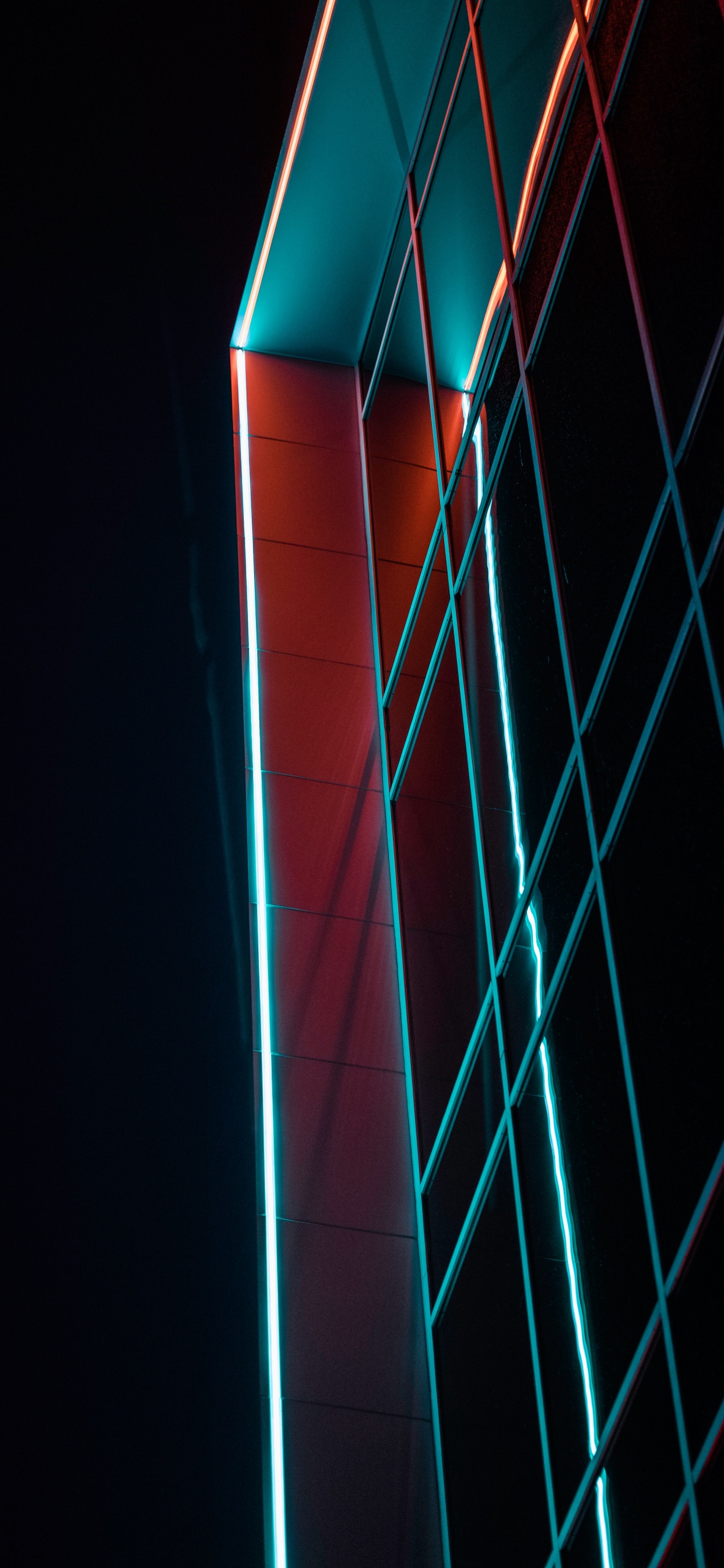 光, 建筑, 正面, 绿色的, 红色的 壁纸 1242x2688 允许