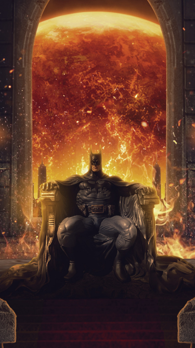 Mann Und Frau Sitzen Auf Felsenstatue. Wallpaper in 750x1334 Resolution