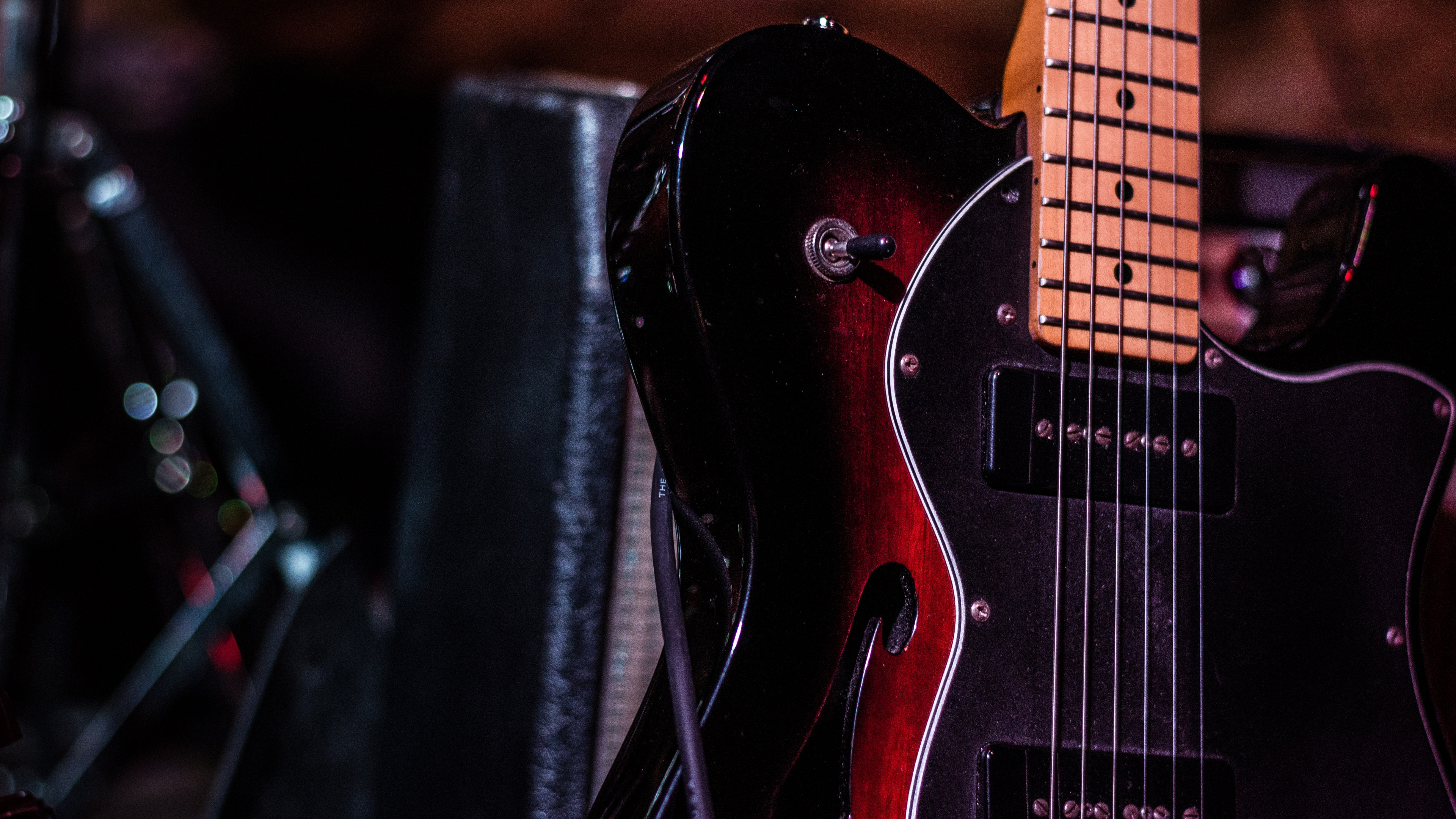 Bass, Gitarre, Zeichenfolge, Kontrabass, Gezupfte Saiteninstrumente. Wallpaper in 3840x2160 Resolution