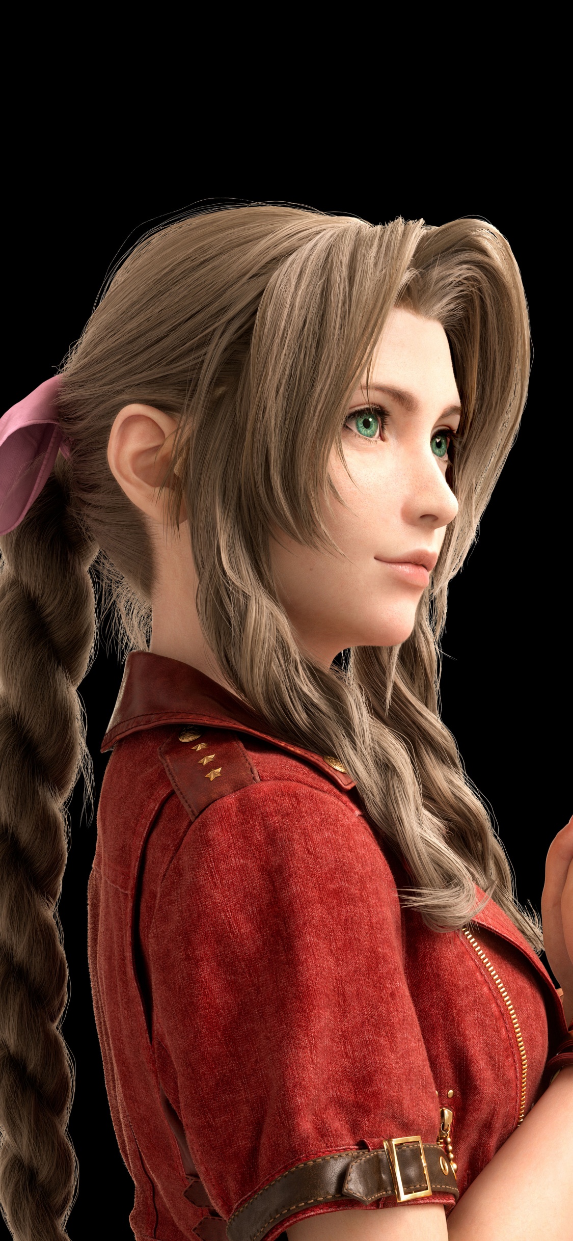 Final Fantasy VII Remake, Aerith Gainsborough, Cloud Strife, Tifa Lockhart, Barret Wallace. Wallpaper in 1125x2436 Resolution