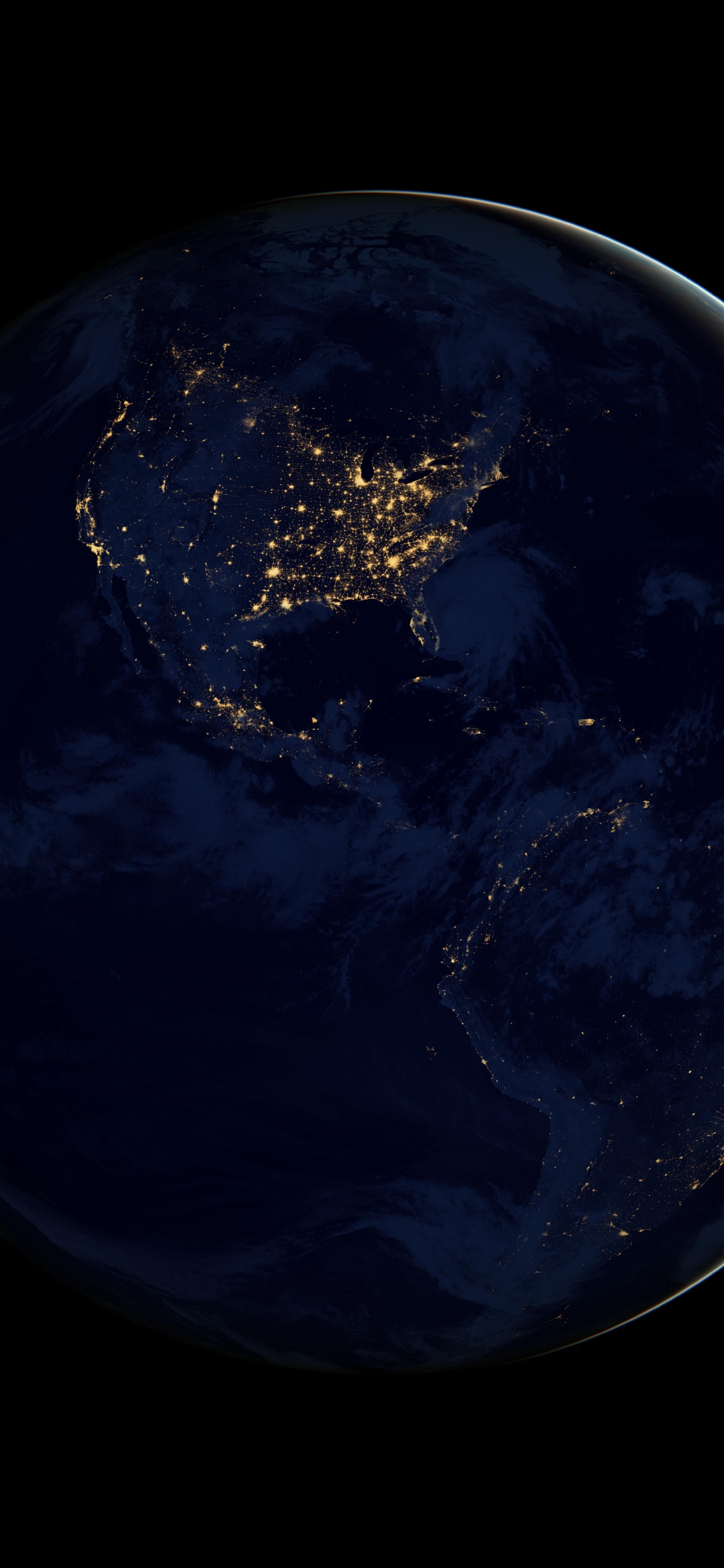 Planeta Tierra Azul y Blanco. Wallpaper in 1242x2688 Resolution