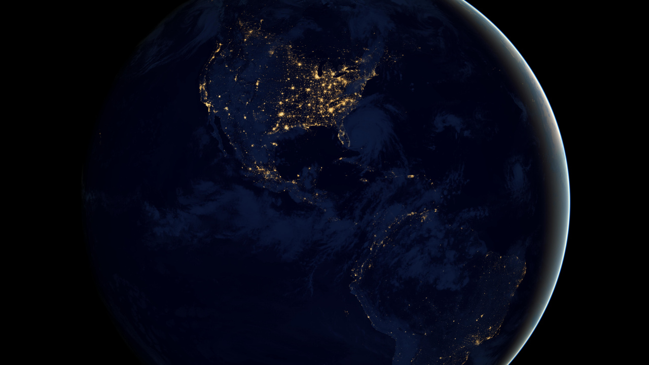 Planeta Tierra Azul y Blanco. Wallpaper in 1280x720 Resolution