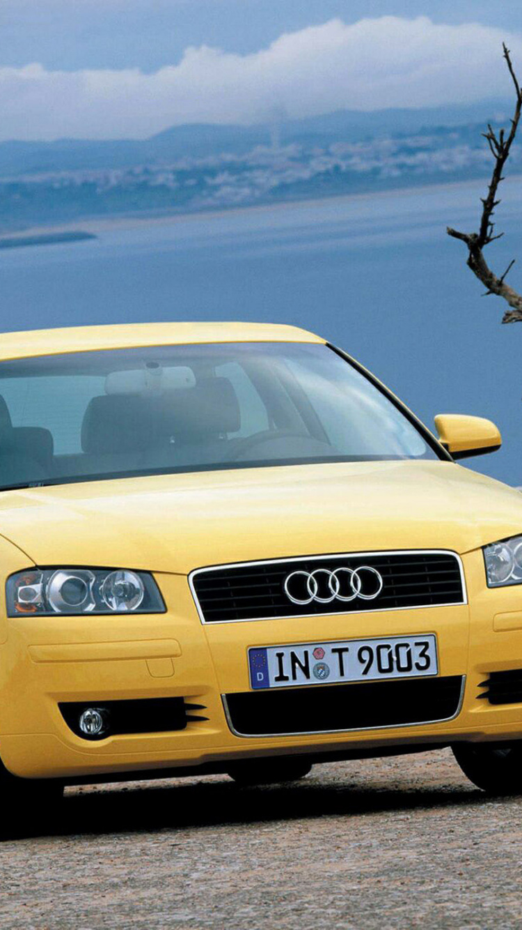 Yellow Porsche 911 on Snow Covered Ground During Daytime. Wallpaper in 750x1334 Resolution