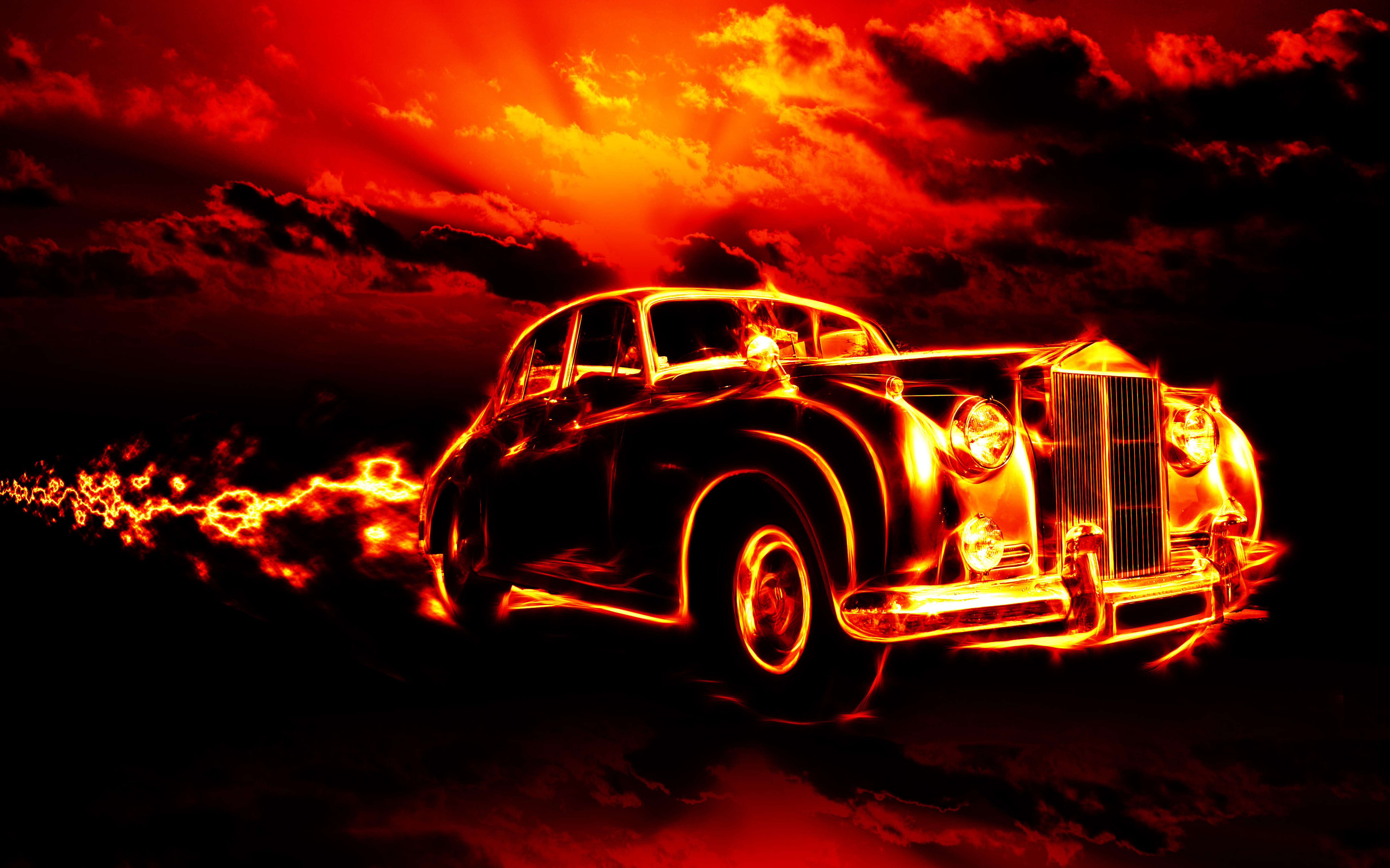 Fondos de Pantalla Coches Antiguos en el Cielo Negro y Naranja, Imágenes y Fotos Gratis Fondos de Pantalla Coches Antiguos en el Cielo Negro y Naranja, Imágenes y Fotos Gratis
