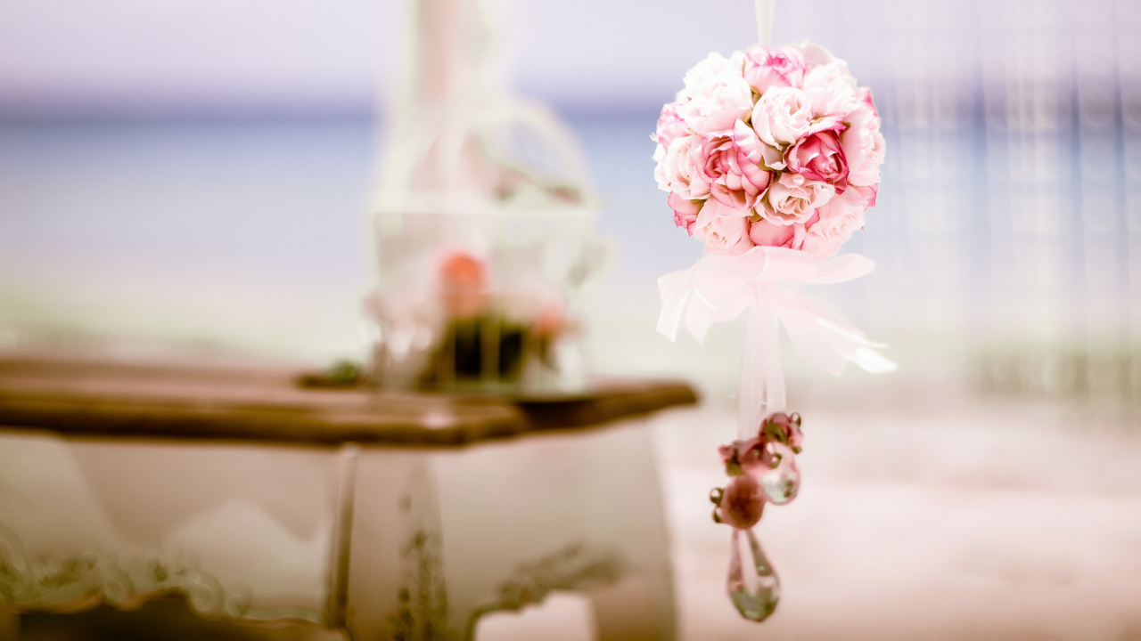 Flower Bouquet, Floral Design, Pink, Flower, Spring. Wallpaper in 1280x720 Resolution