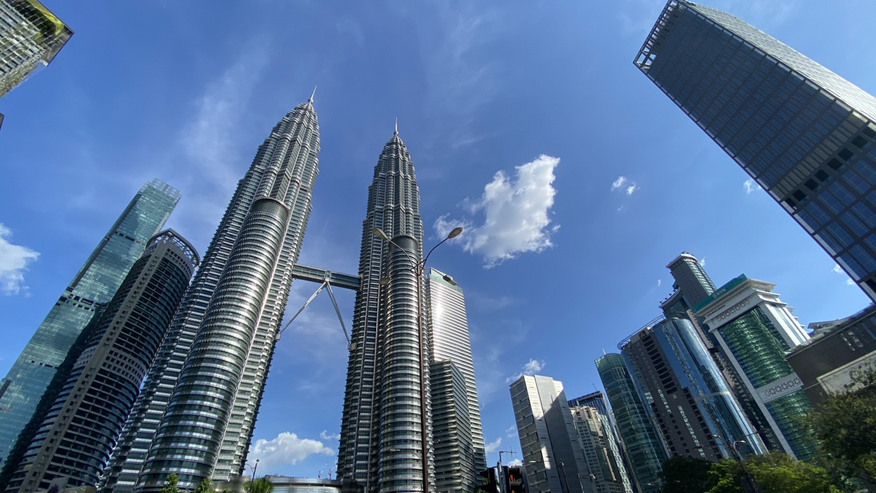 Kuala Lumpur, Malaisie, Tour de Bloc, la Journée, Architecture. Wallpaper in 1280x720 Resolution