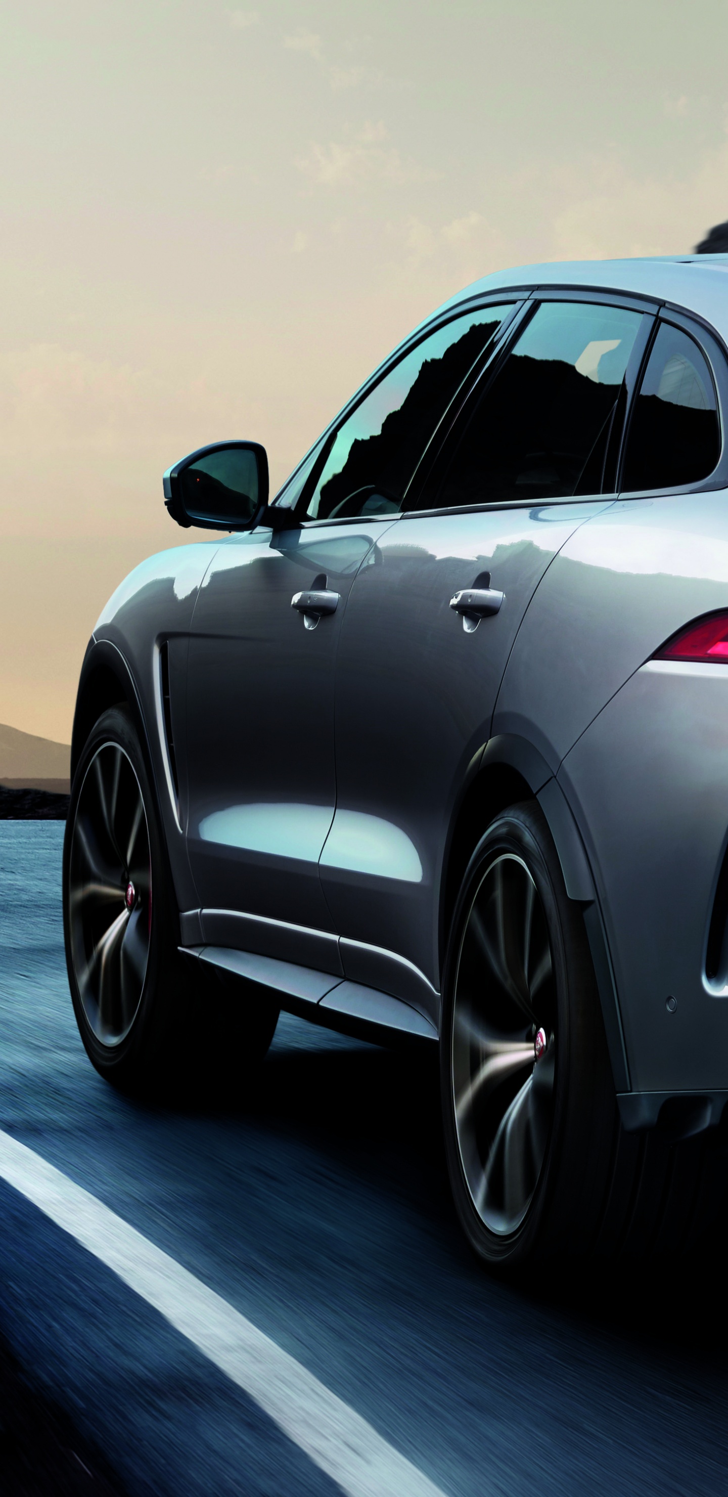 Bmw m 3 Noir Sur Route. Wallpaper in 1440x2960 Resolution