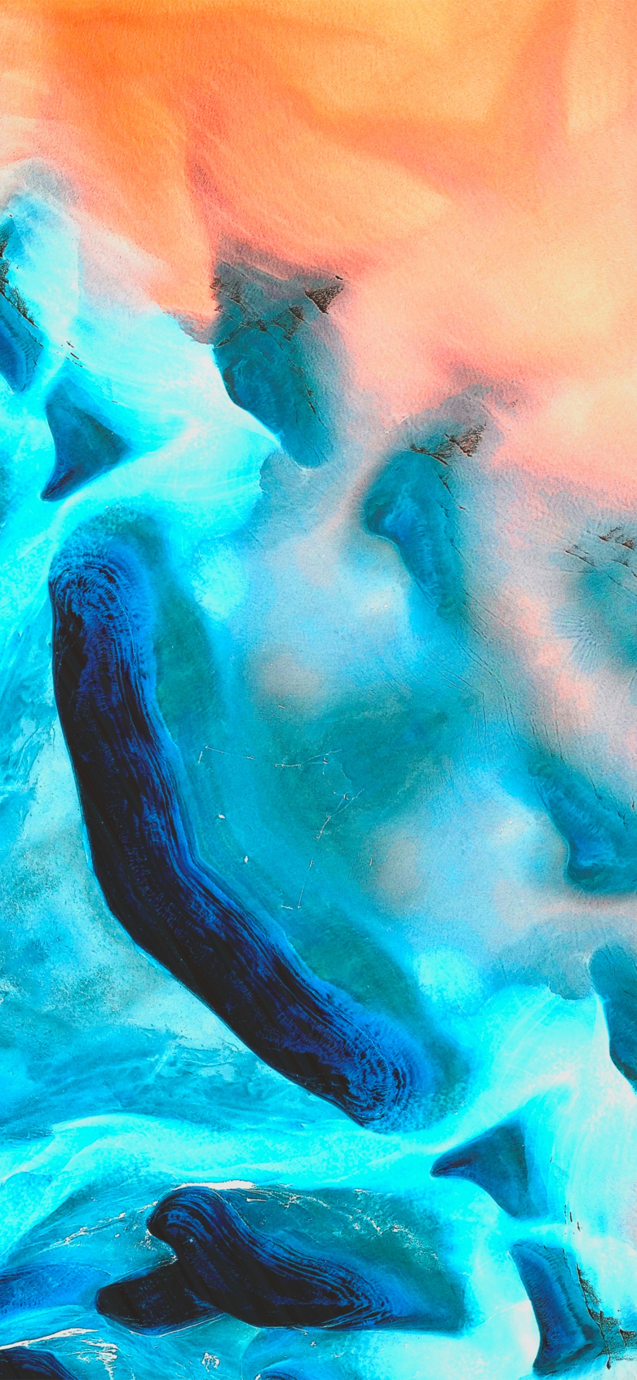 Pintura Acuarela, Huawei P10 Lite, Huawei, Agua, Naturaleza. Wallpaper in 1242x2688 Resolution