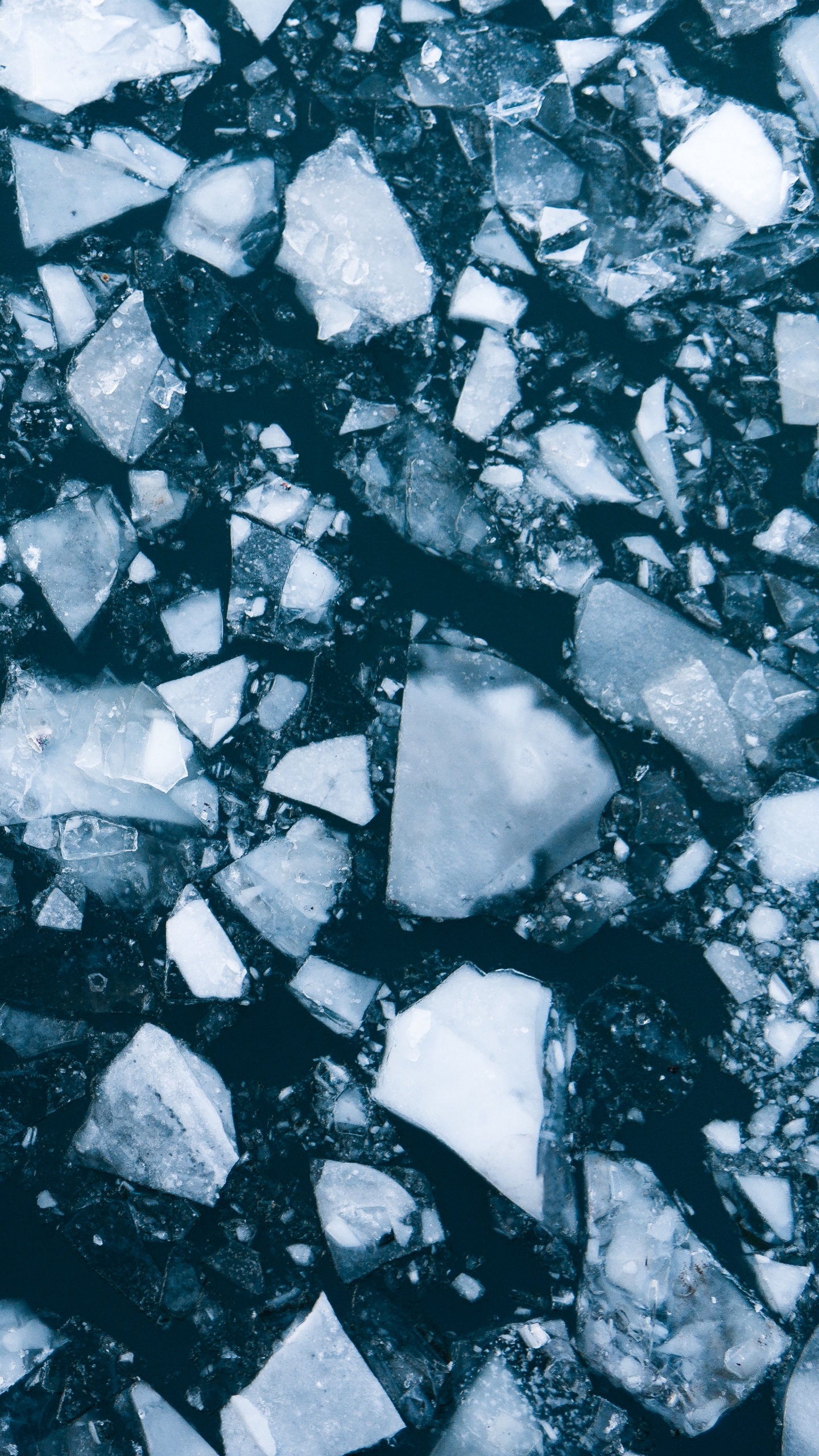 Gray and Black Stone Fragments. Wallpaper in 1440x2560 Resolution