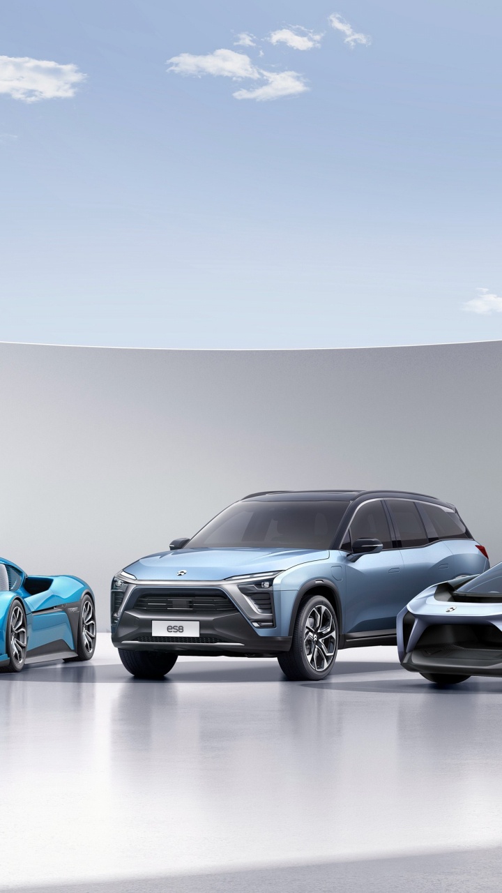 Car, Audi E-tron, NEUN, Nio Es8, Elektroauto. Wallpaper in 720x1280 Resolution