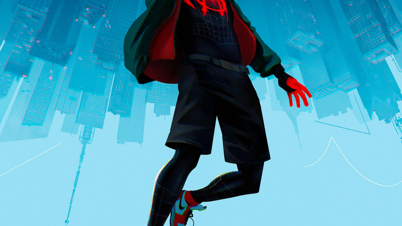 Spider-Man En el Spider-Verso, Spider-man, Gwen Stacy, Cartel, Marvel Comics. Wallpaper in 1366x768 Resolution