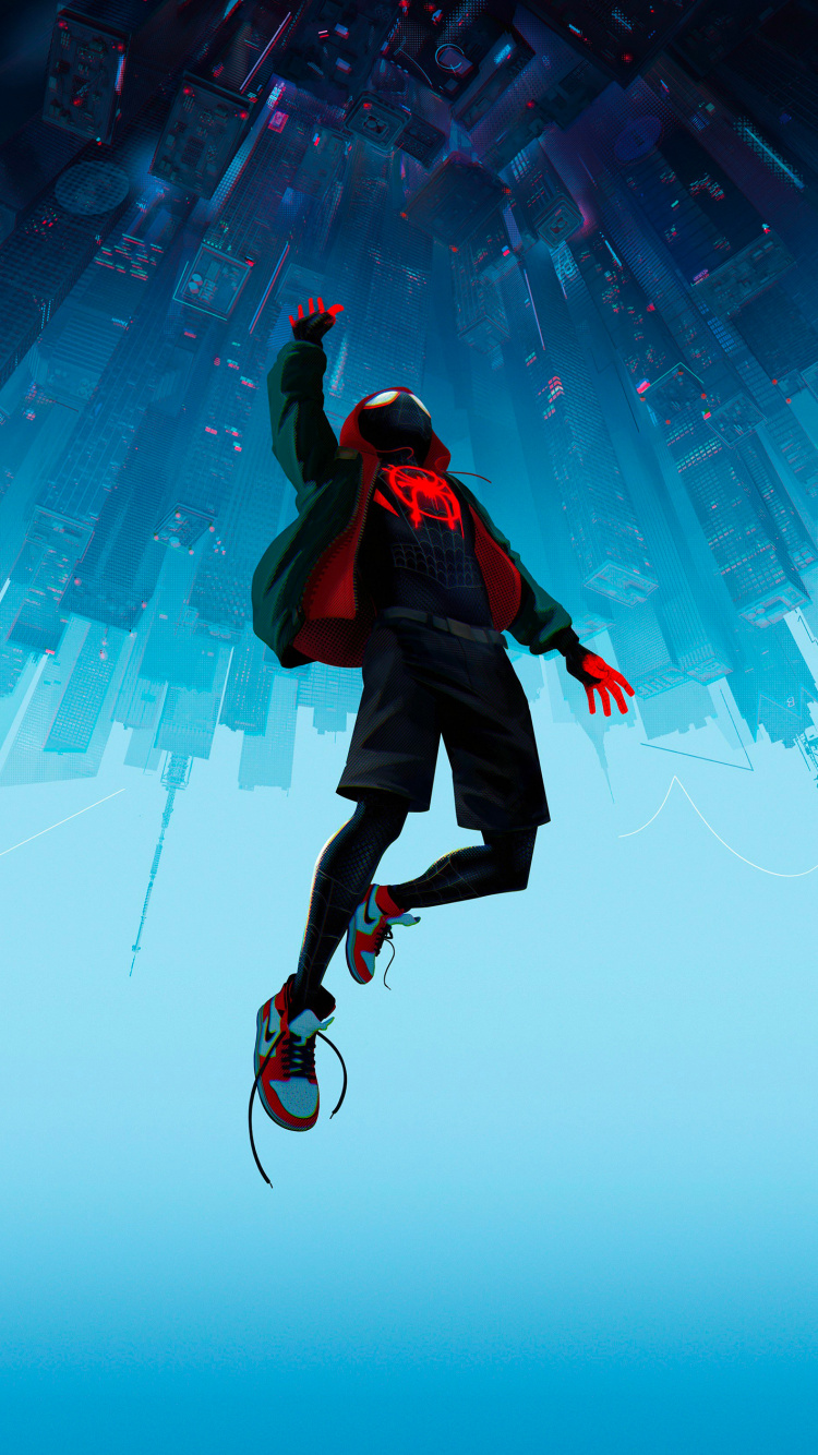 Spider-Man In Spider-Verse, Spider-man, Gwen Stacy, Poster, Marvel Comics. Wallpaper in 750x1334 Resolution