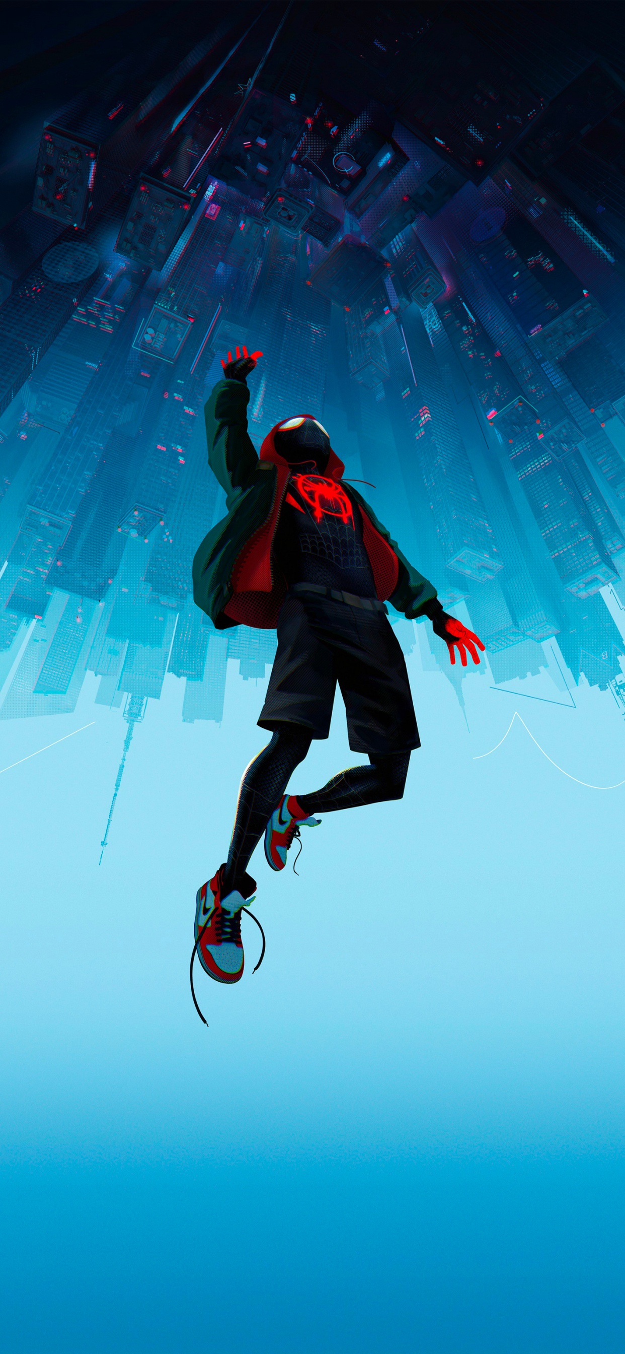 Spider-Man Into The Spider-Verse, Spider-man, Gwen Stacy, Poster, Marvel Comics. Wallpaper in 1242x2688 Resolution