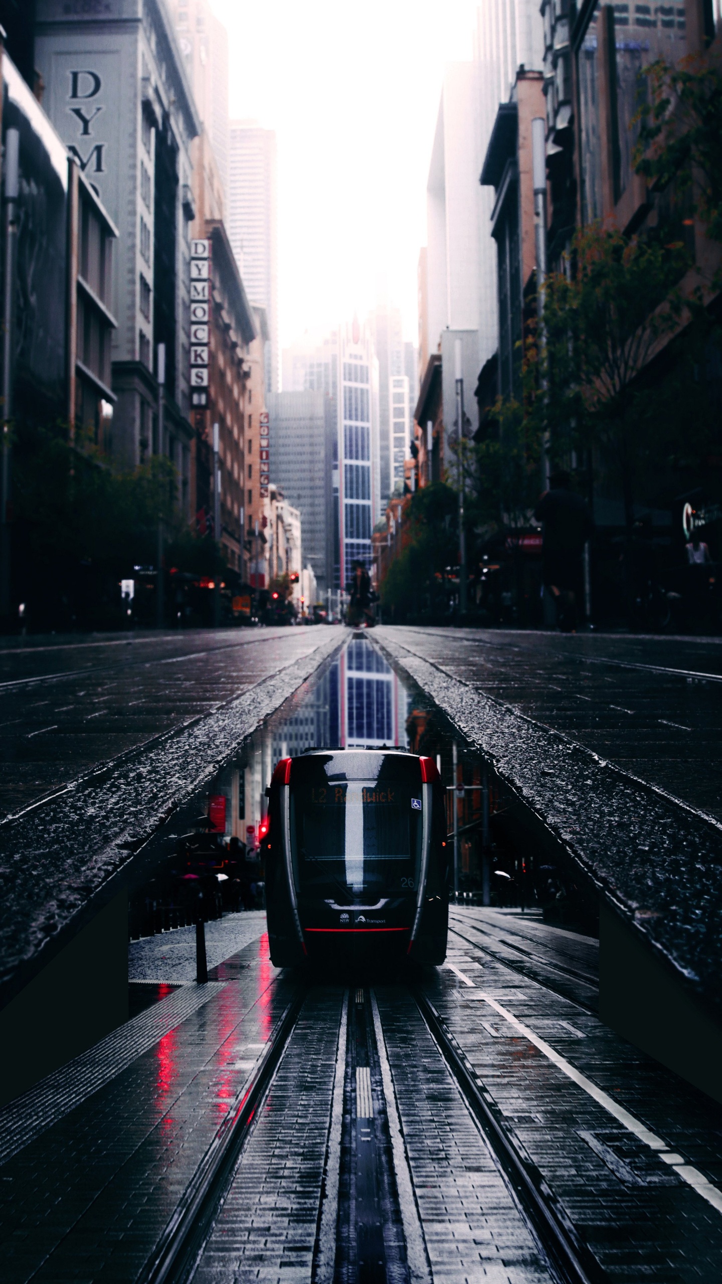 Download 1440x2560 Wallpaper Track, Train, Building, Automotive Lighting, Infrastructure Track, Train, Building, Automotive Lighting, Infrastructure. Wallpaper in 1440x2560 Resolution