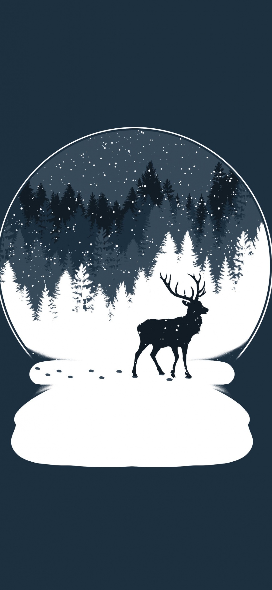 Reno, Elk, Ventana, Caribú de Tierra Árida, Ciervo. Wallpaper in 1125x2436 Resolution