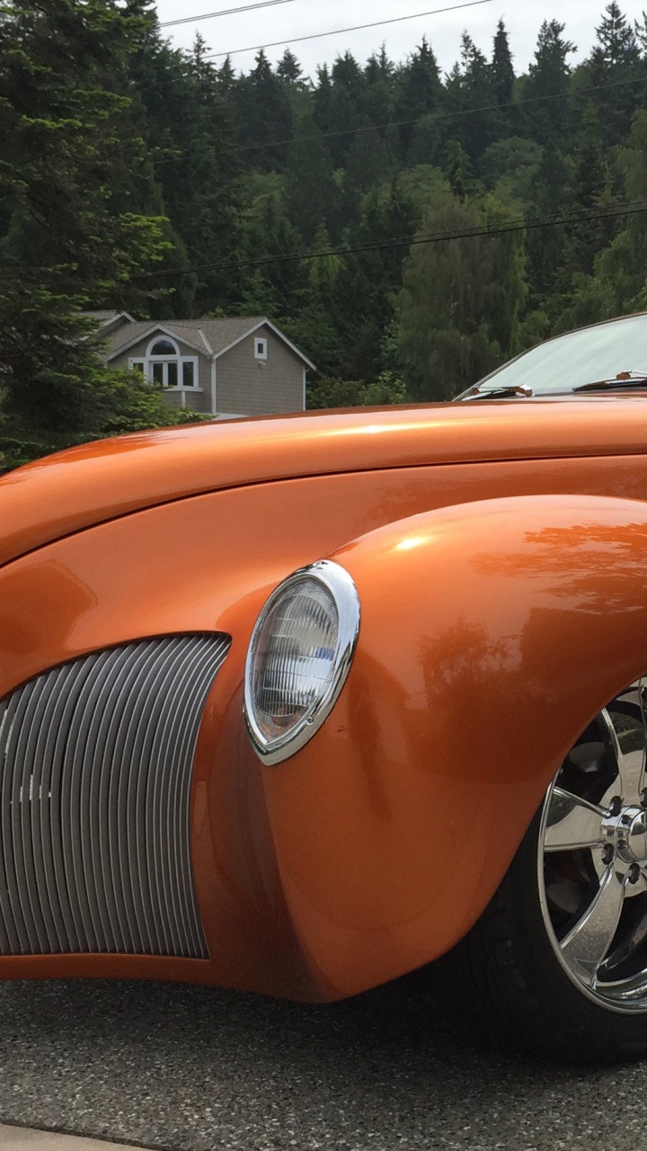 Chevrolet Camaro Rouge et Argent. Wallpaper in 720x1280 Resolution