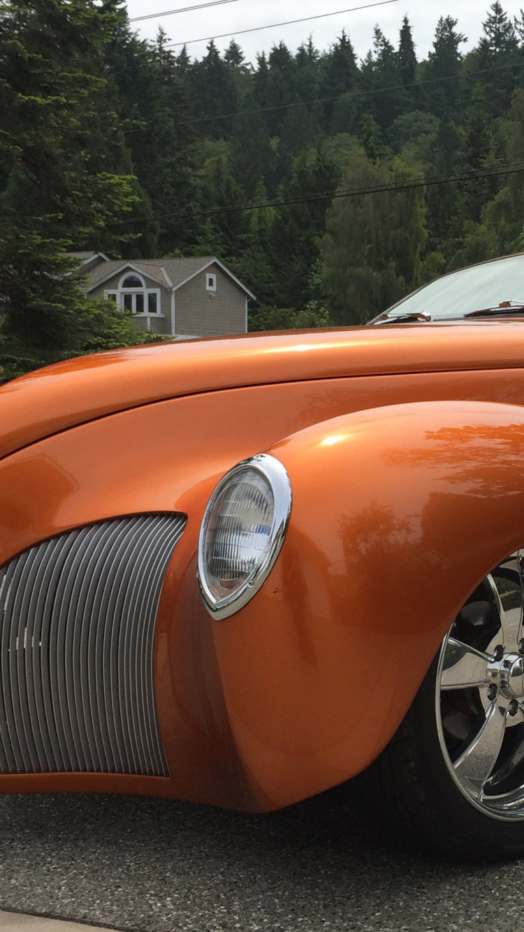 Chevrolet Camaro Rouge et Argent. Wallpaper in 750x1334 Resolution