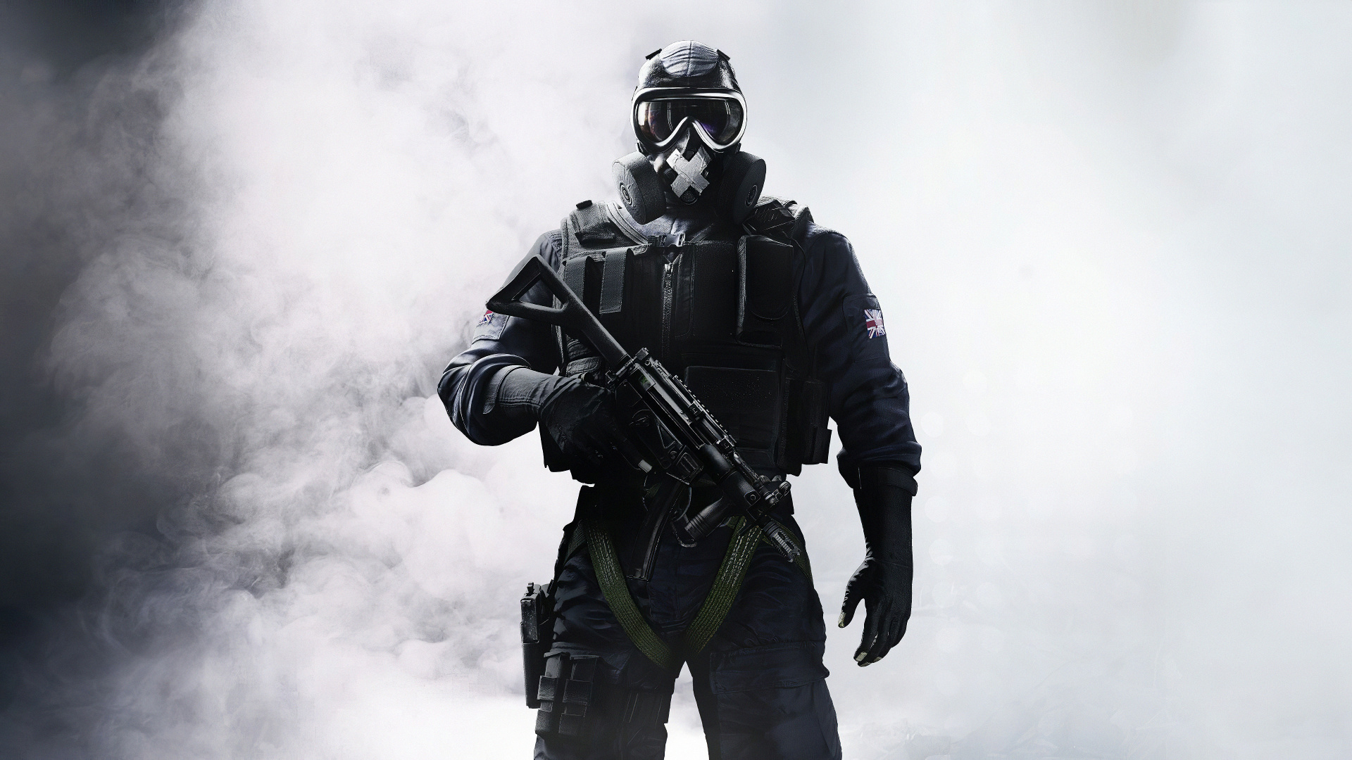 Tom Clancys Rainbow Six, Soldier, Standing, Headgear, Swat. Wallpaper in 1920x1080 Resolution