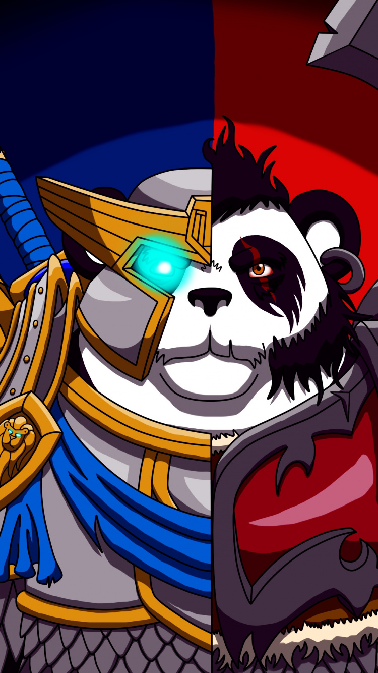 World of Warcraft Mists of Pandaria, Cartoon, Zeichentrickfilm, Illustration, Fiktion. Wallpaper in 750x1334 Resolution