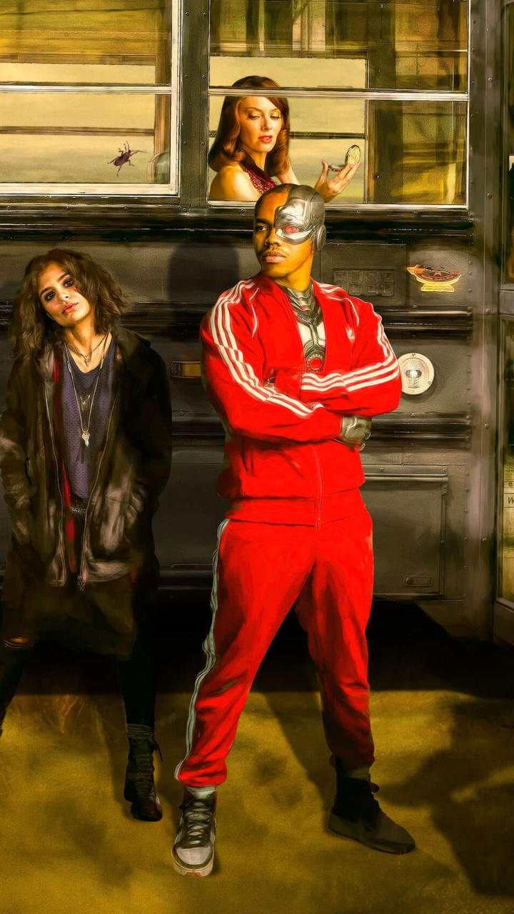 3 Men and 2 Women in Red and Black Jersey Shirt. Wallpaper in 720x1280 Resolution